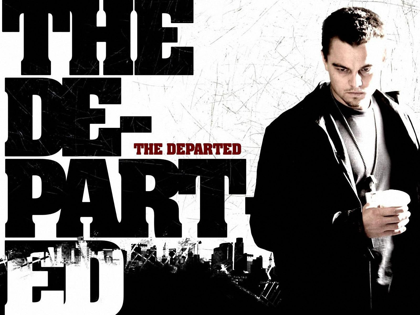 poster, crime, thriller, dicaprio, departed, leonardo, 720P, HD Wallpaper