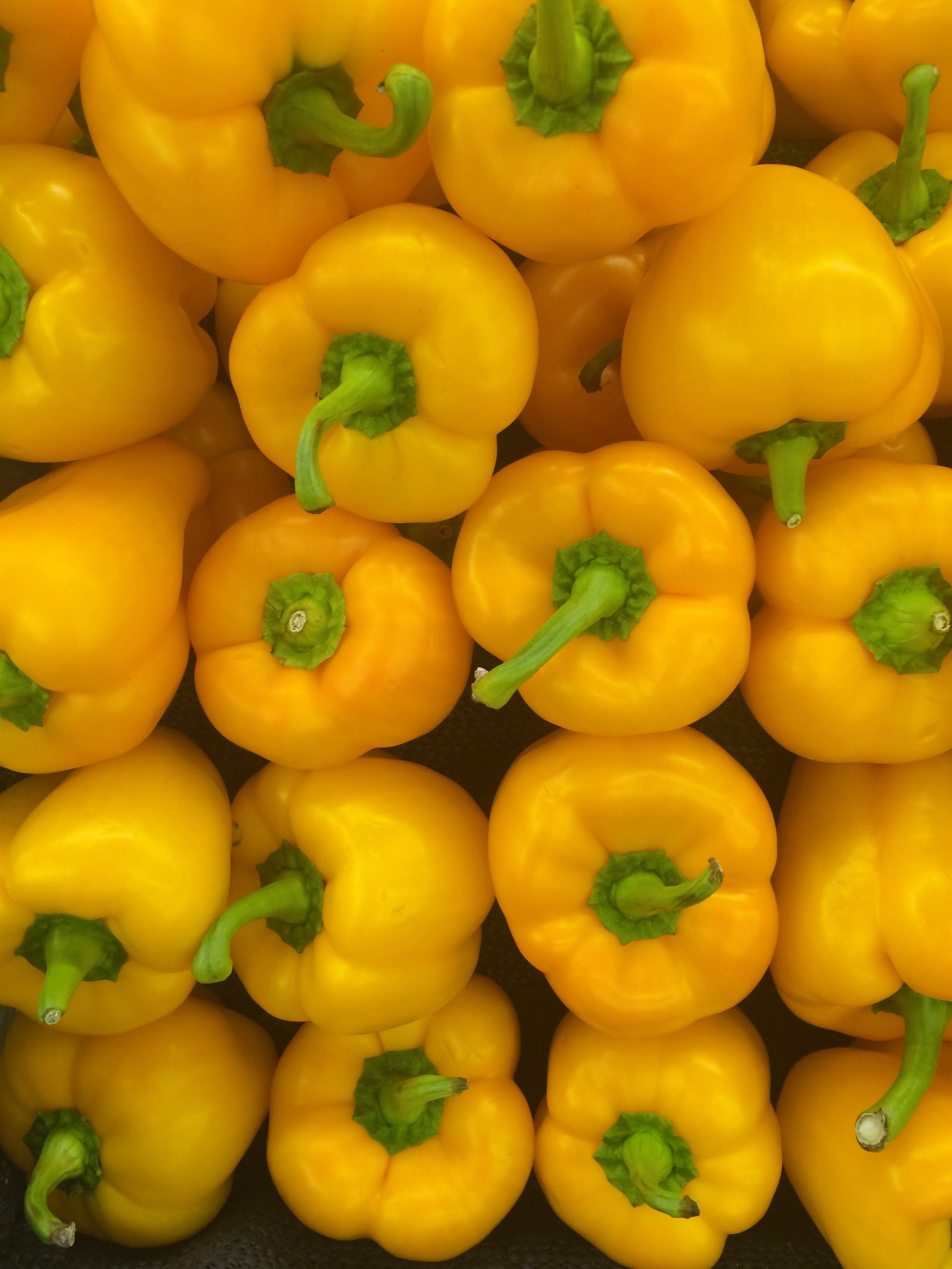 paprika, freshness, supermarket, bell pepper, 2K, food and drink, wellbeing, no people, yellow, yokosuka, food, seibu shopping center, sale, yellow bell pepper, Phone HD Wallpaper