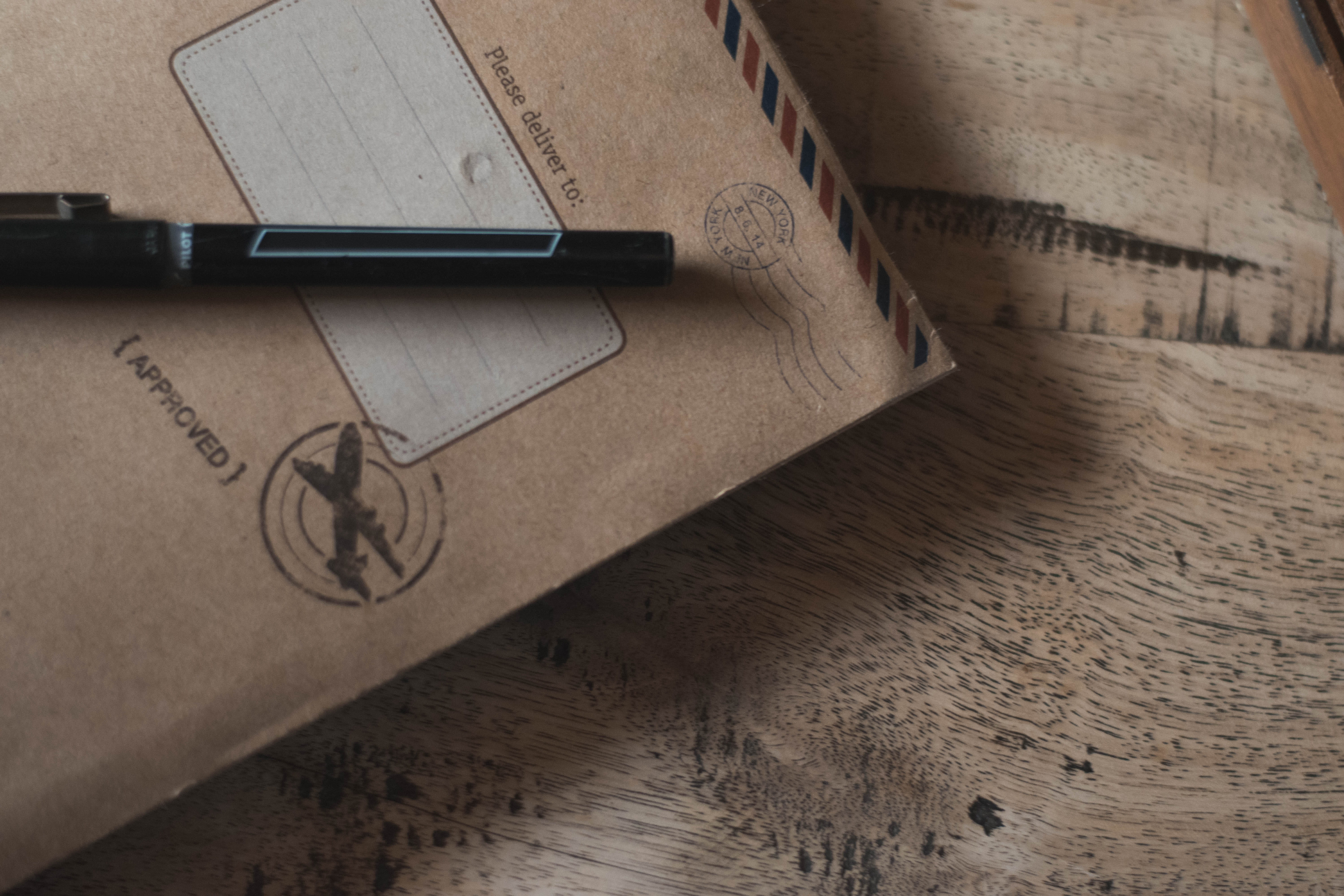 creativity, address, vintage, black, postage, brown, diary, ink, communication, thailand, education, table, document, wood, ตำบล เวียงใต้, wood - material, HD Wallpaper
