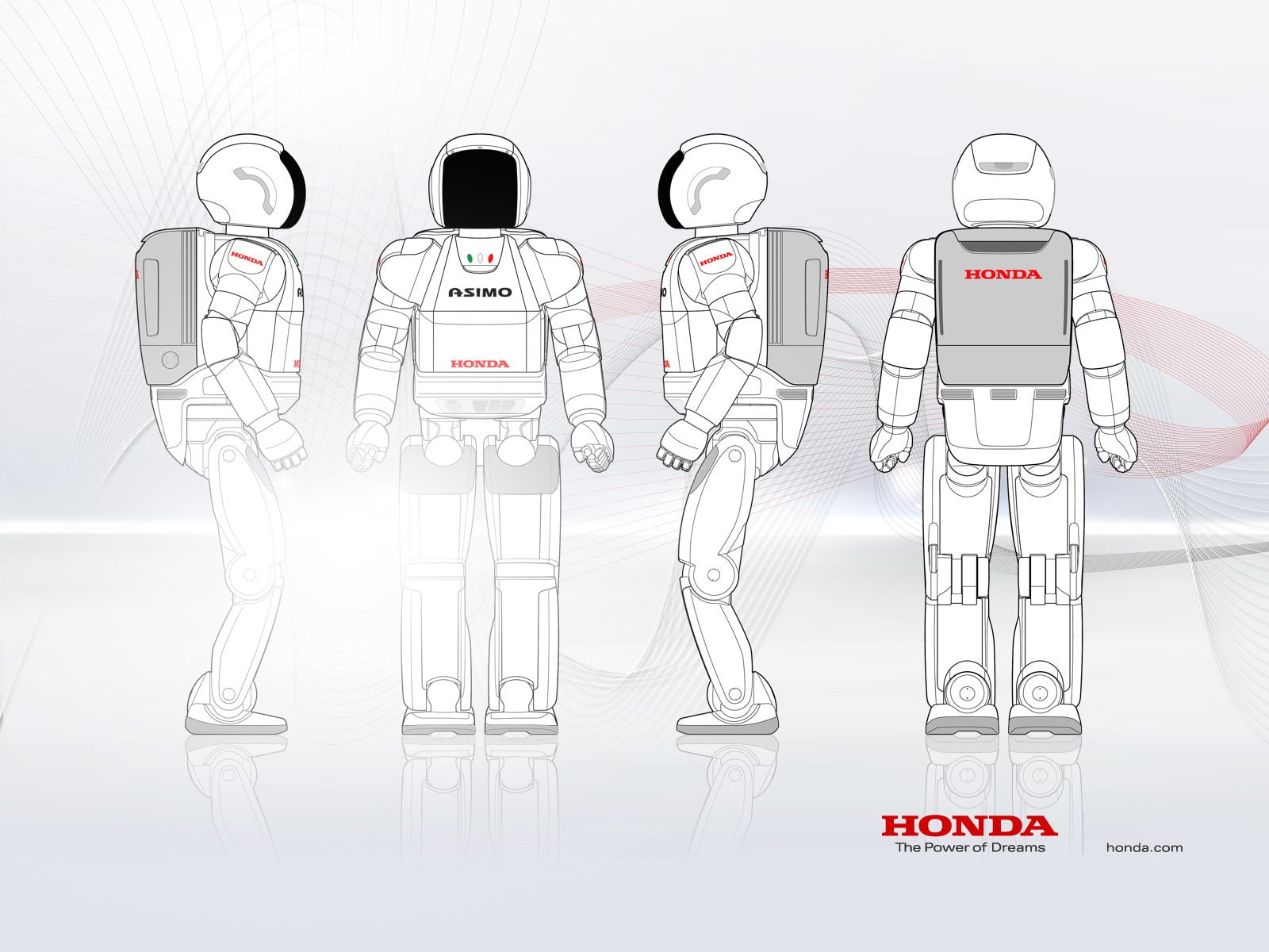 group, Honda, text, no people, clip, 720P, human representation, white color, paper clip, office, group of objects, business, communication, Honda Asimo, HD Wallpaper