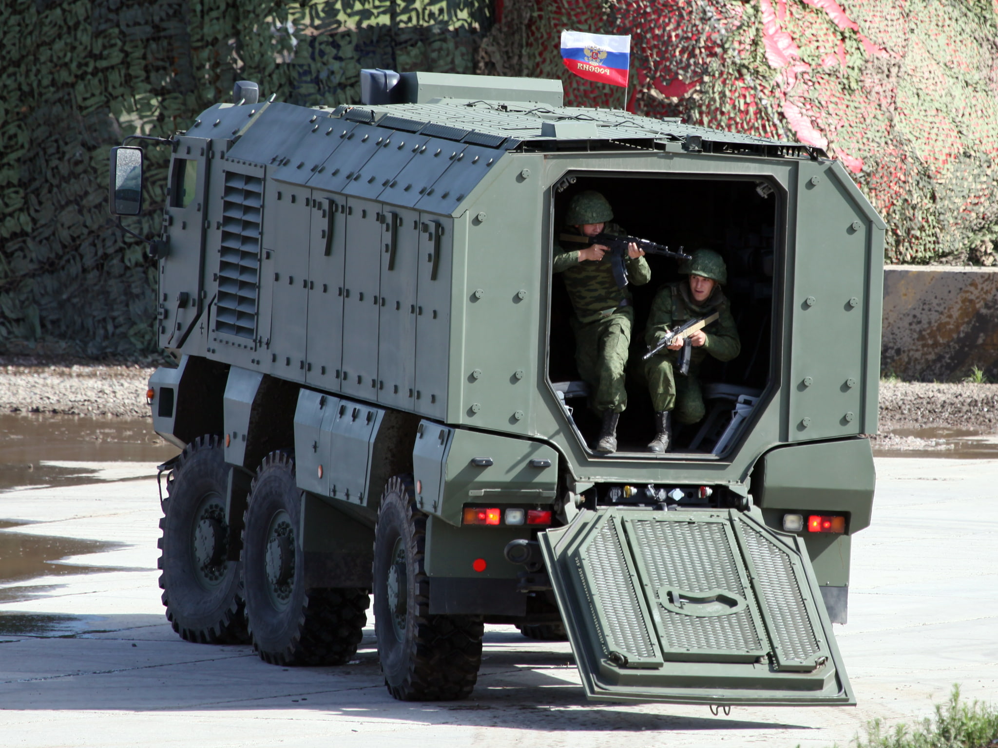 weapon, 6x6, 2010, kamaz, 63698, typhoon, 1080P, interior, military, weapons, HD Wallpaper