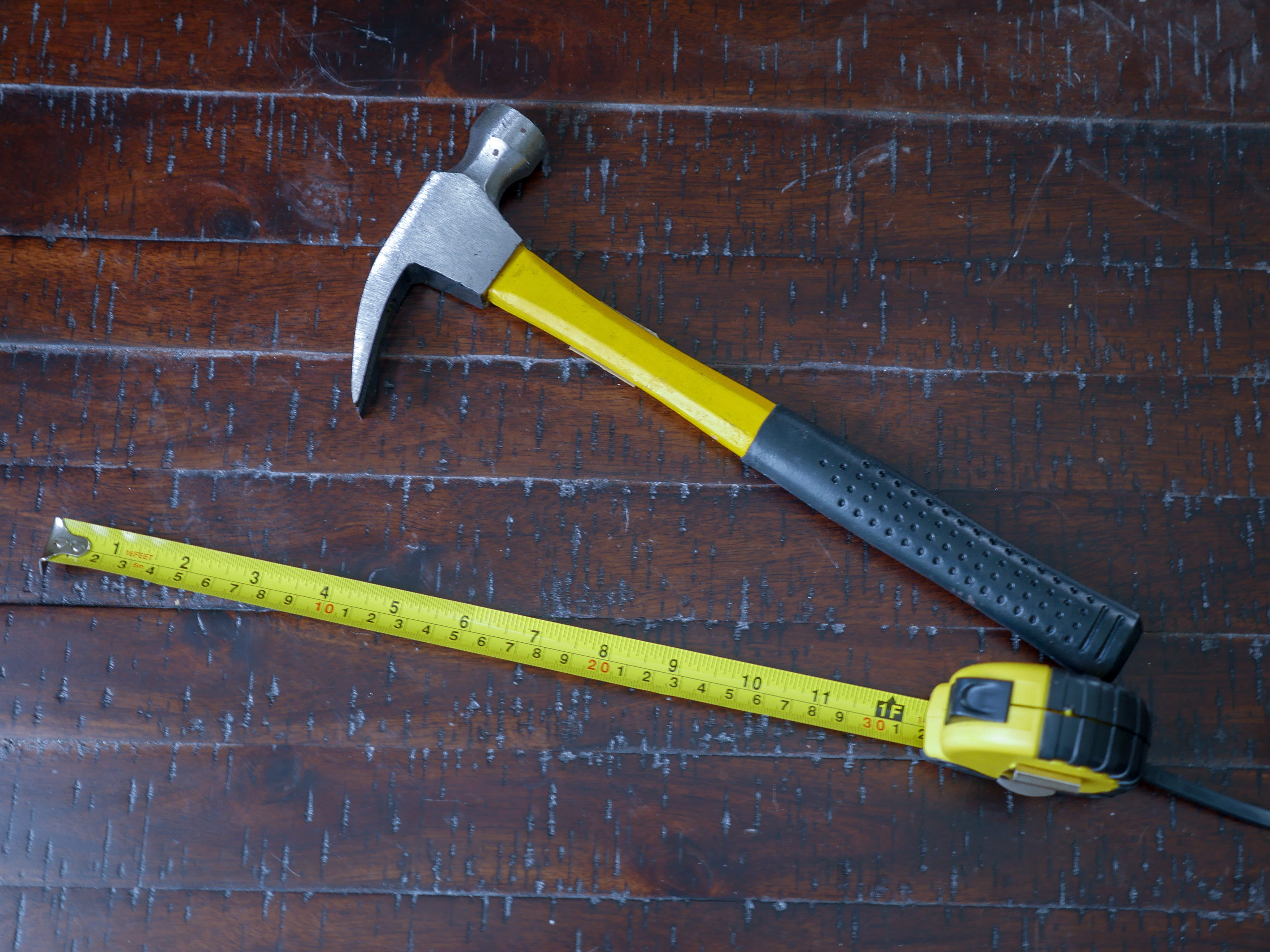 work, wooden, lay, craft, repair, no people, object, measuring tape, flat, instrument of measurement, close-up, wood - material, 4K, wall - building feature, HD Wallpaper