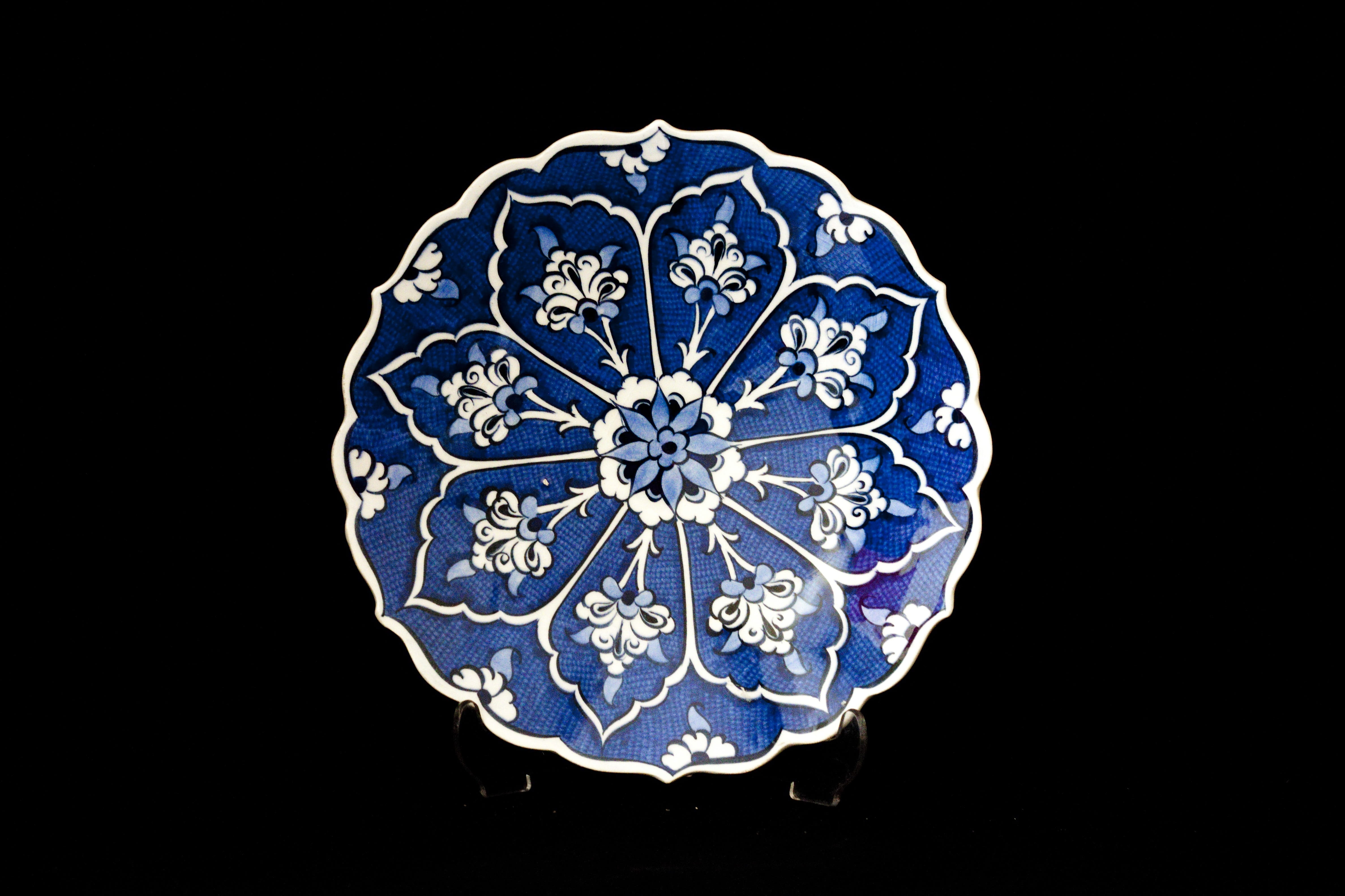 jewelry, blue, single object, Handicrafts, day, cut out, craft product, indoors, studio shot, black background, luxury, craft, design, backgrounds, fashion, HD Wallpaper