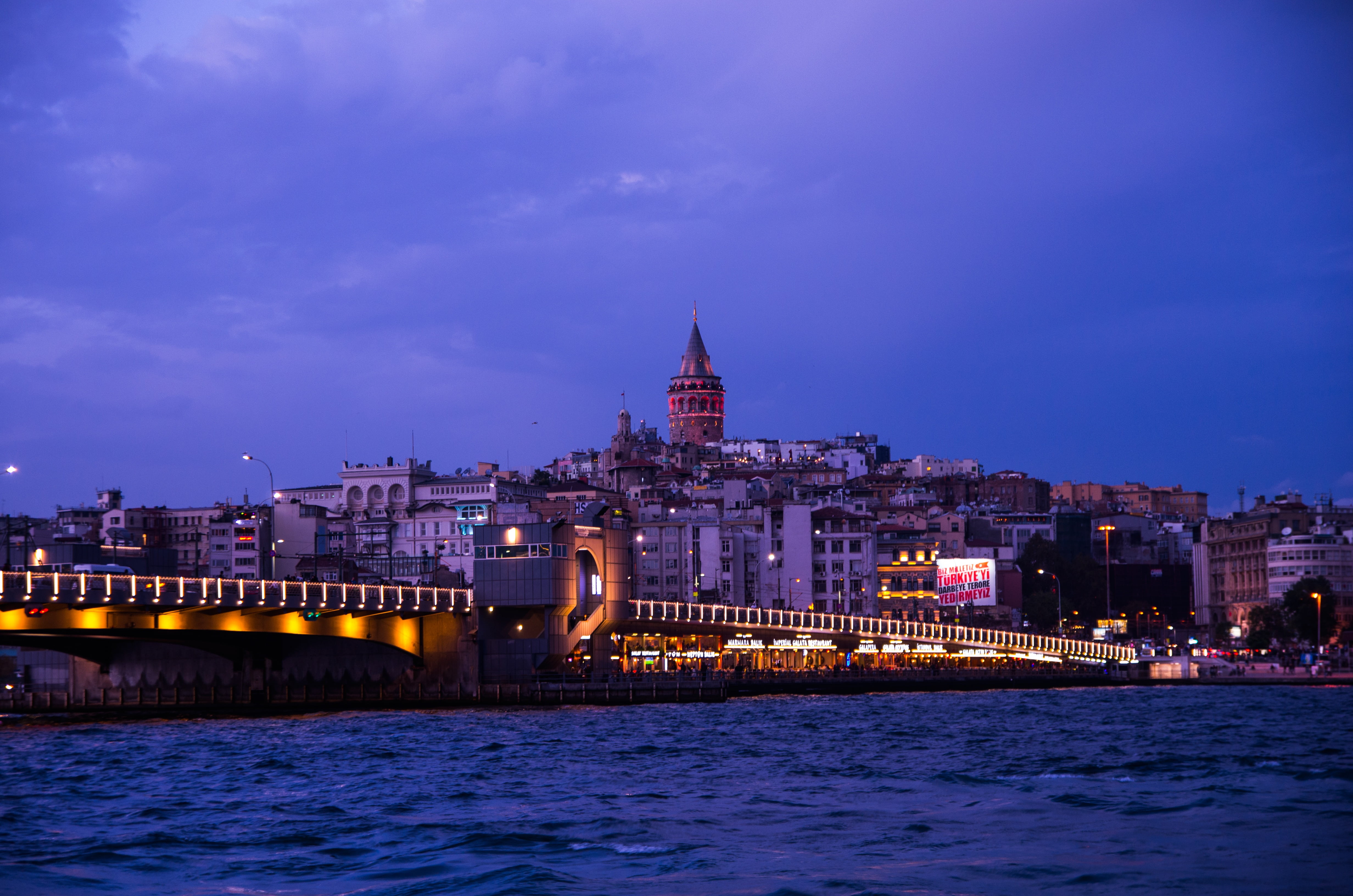 building, istanbul, galata, building exterior, urban Scene, sky, famous Place, landscape, city, mode of transportation, bridge - man made structure, travel destinations, HD Wallpaper
