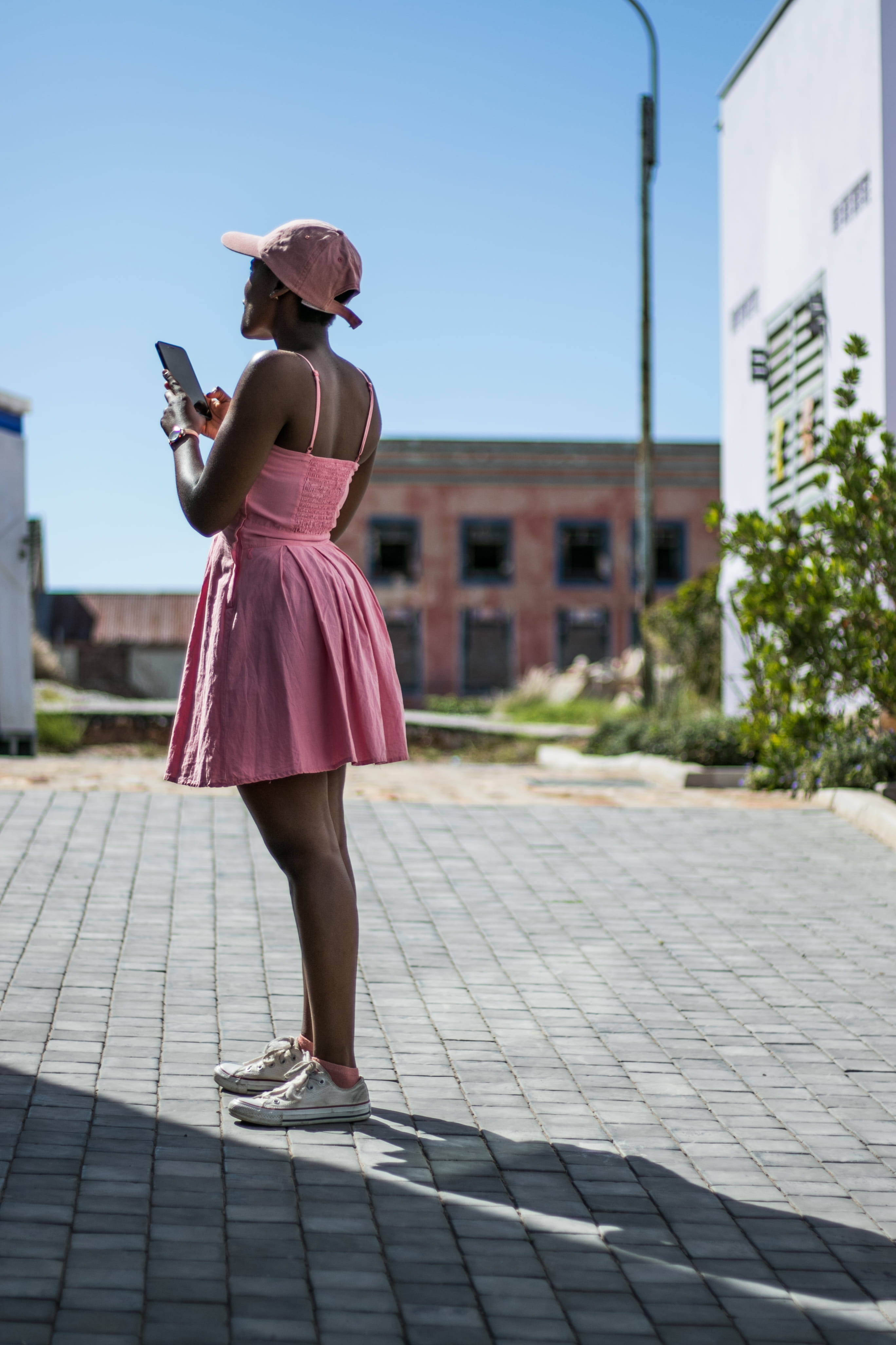 one person, anonymous, street, south africa, lifestyles, candid, shoe, mini, focus on foreground, purple, outdoors, architecture, south african, built structure, Phone HD Wallpaper