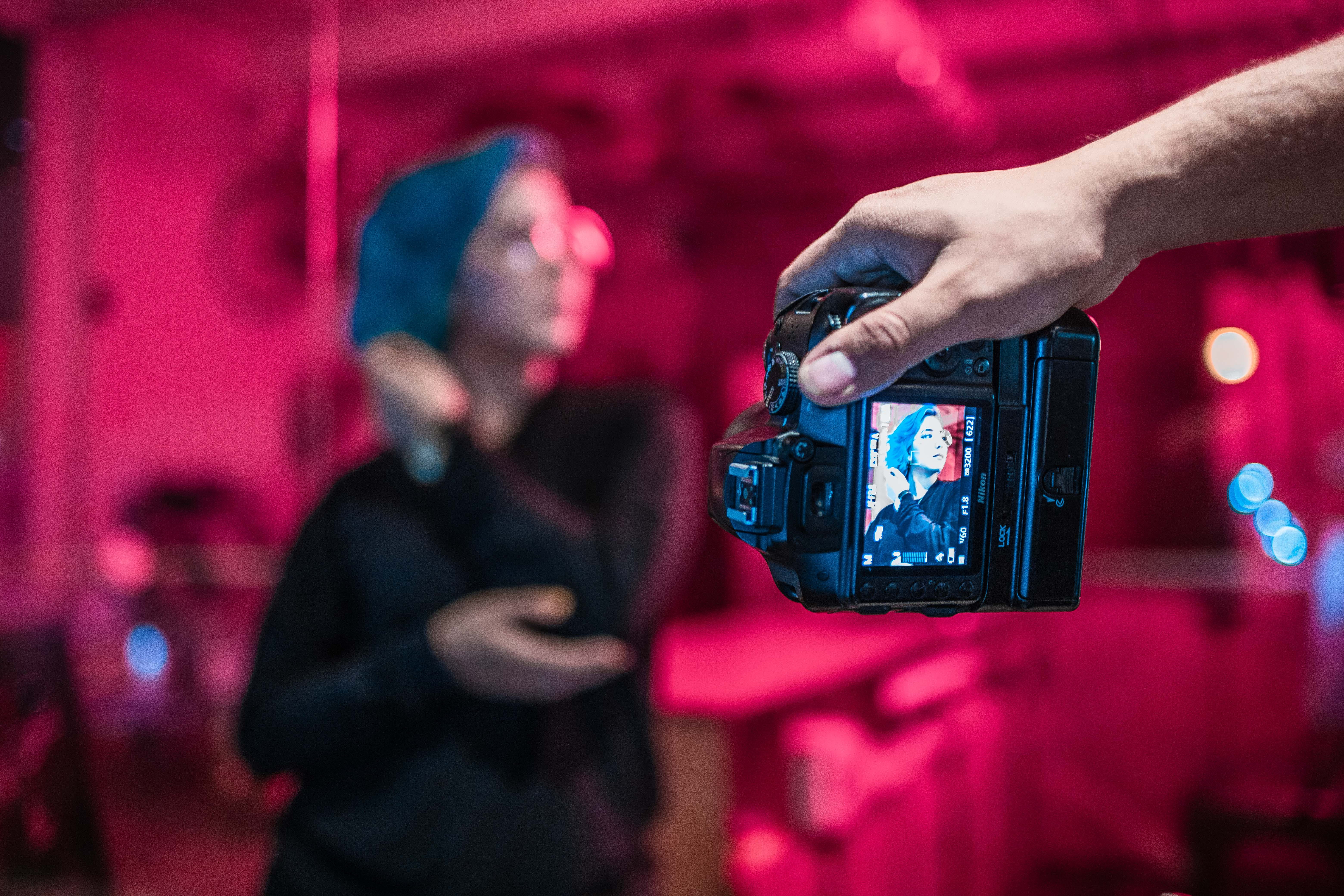 video camera, holding, black, electronics, photography, photo, event, cell phone, human body part, indoors, communication, finger, lcd screen, photography themes, HD Wallpaper