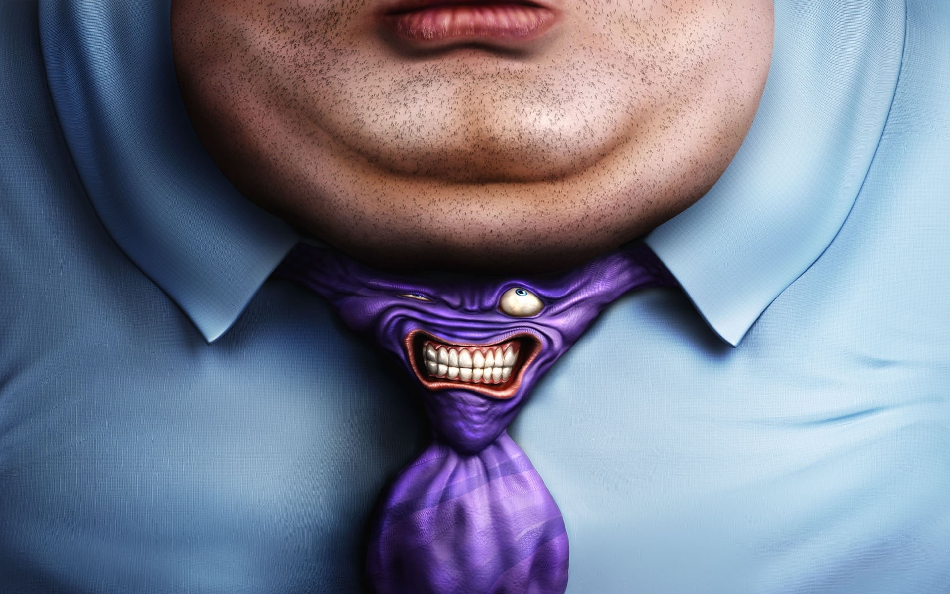 fat, worker, office, 1080P, HD Wallpaper