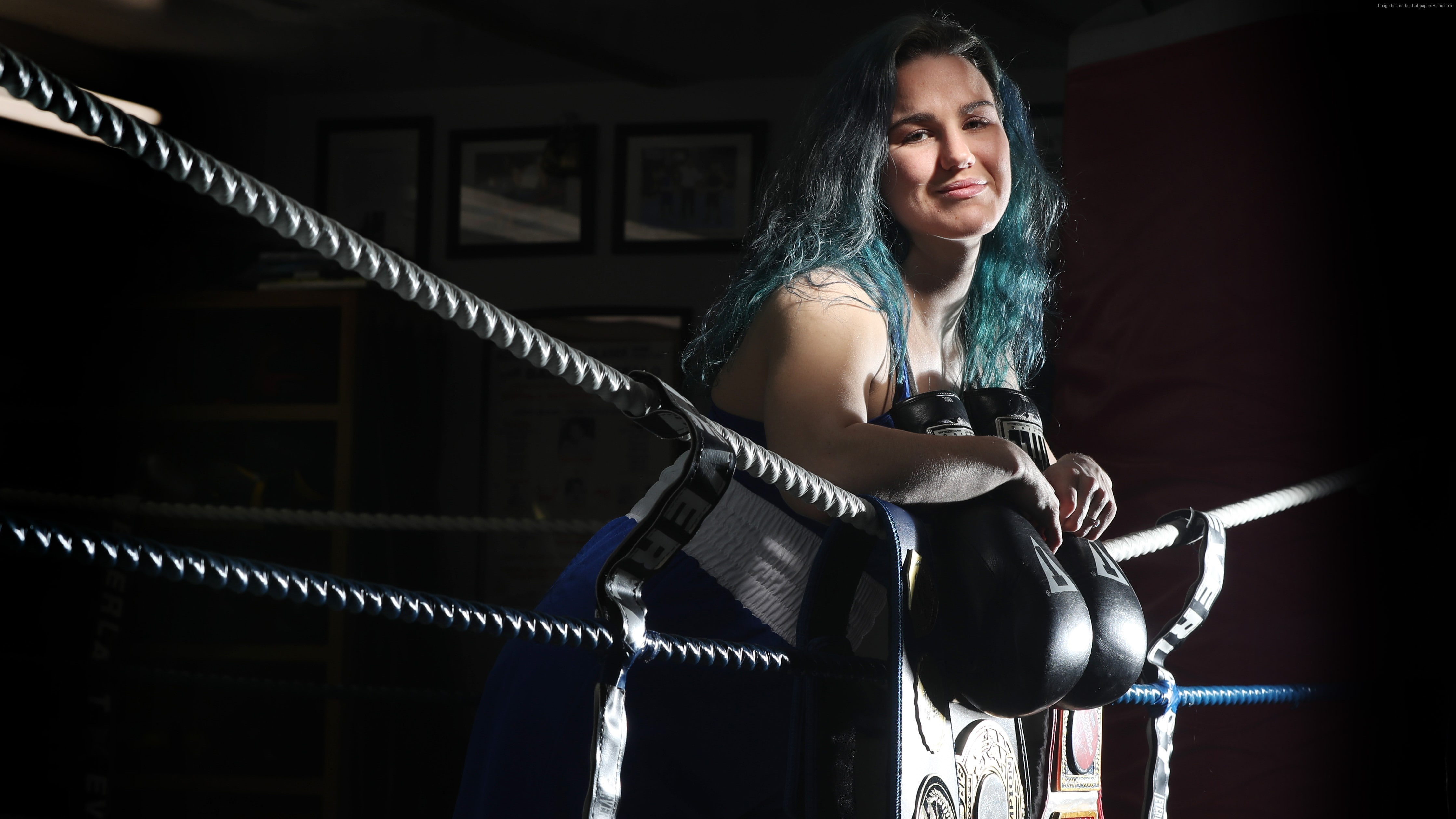winner, boxing, sports, 4K, girl, HD Wallpaper