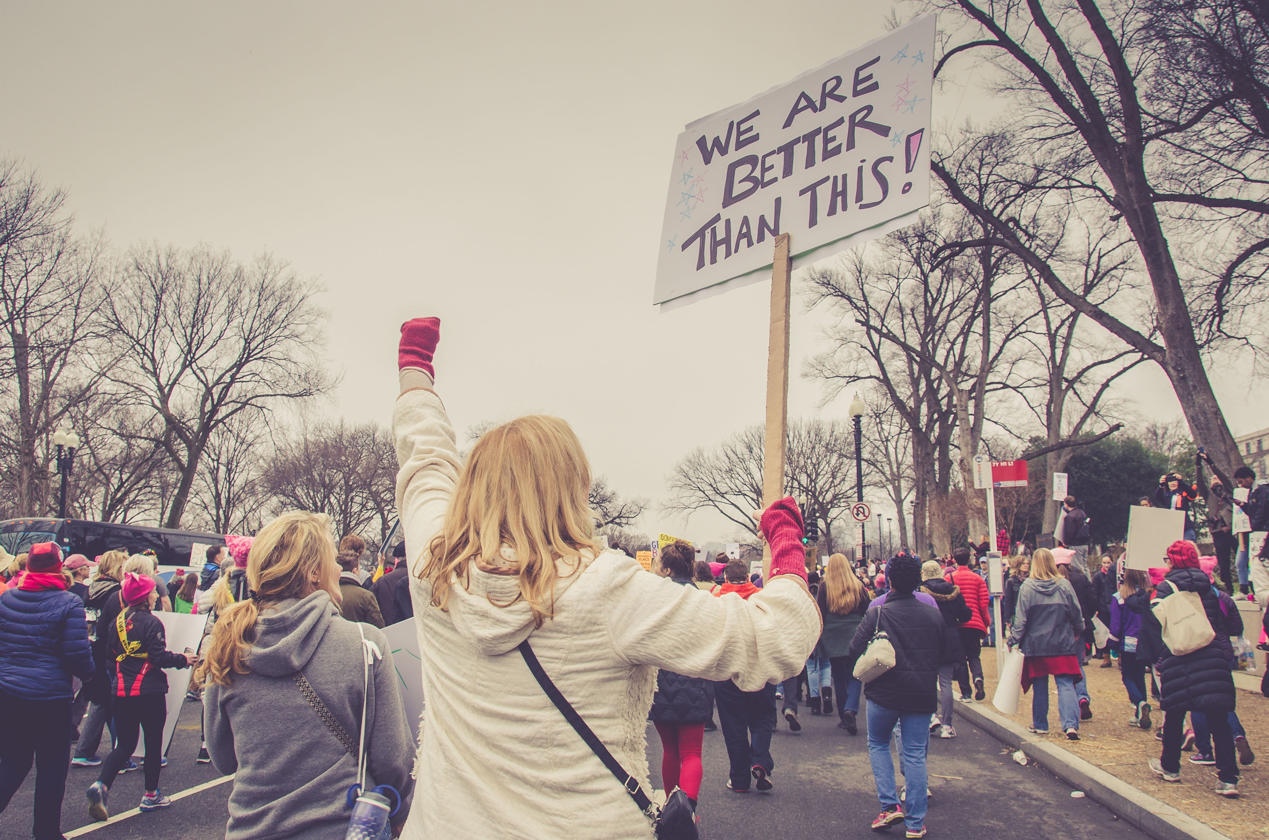 standing, rally, road, trump, day, protesting, women, western script, communication, woman, plant, script, large group of people, empowerment, people, nature, HD Wallpaper