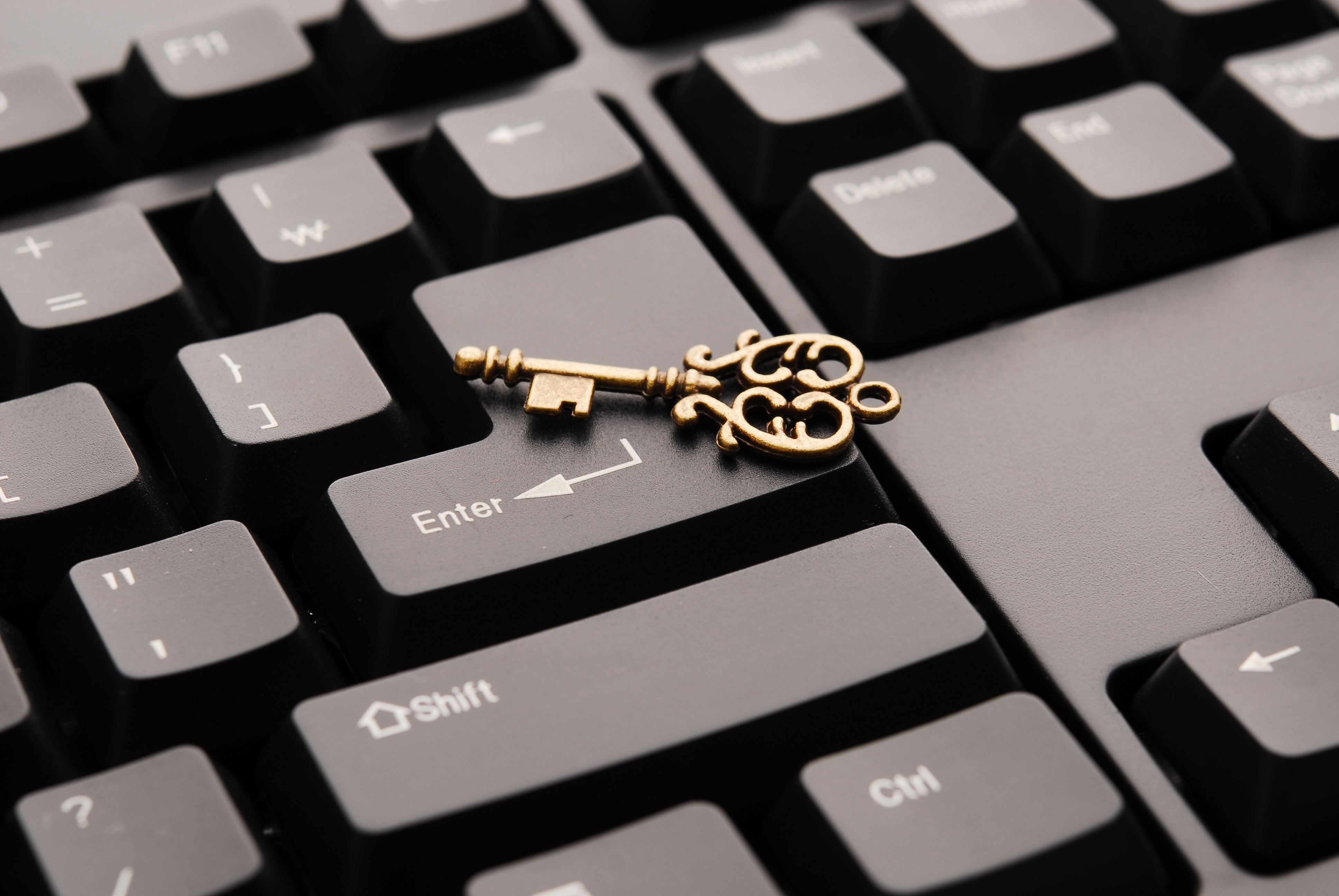keyboard, push button, colored, communication, internet, western script, black color, laptop, wireless technology, gold, online, computer, computer equipment, HD Wallpaper