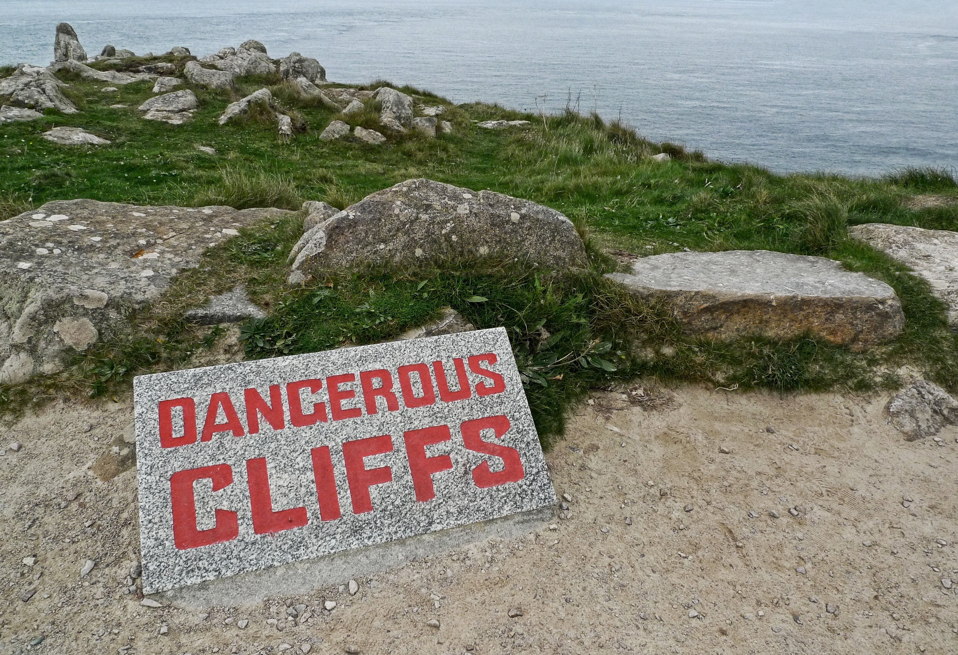 2K, safety, red, no people, solid, warning sign, communication, rock - object, alert, high, limit, risk, hazard, rock, warning, tranquility, beach, edge, HD Wallpaper