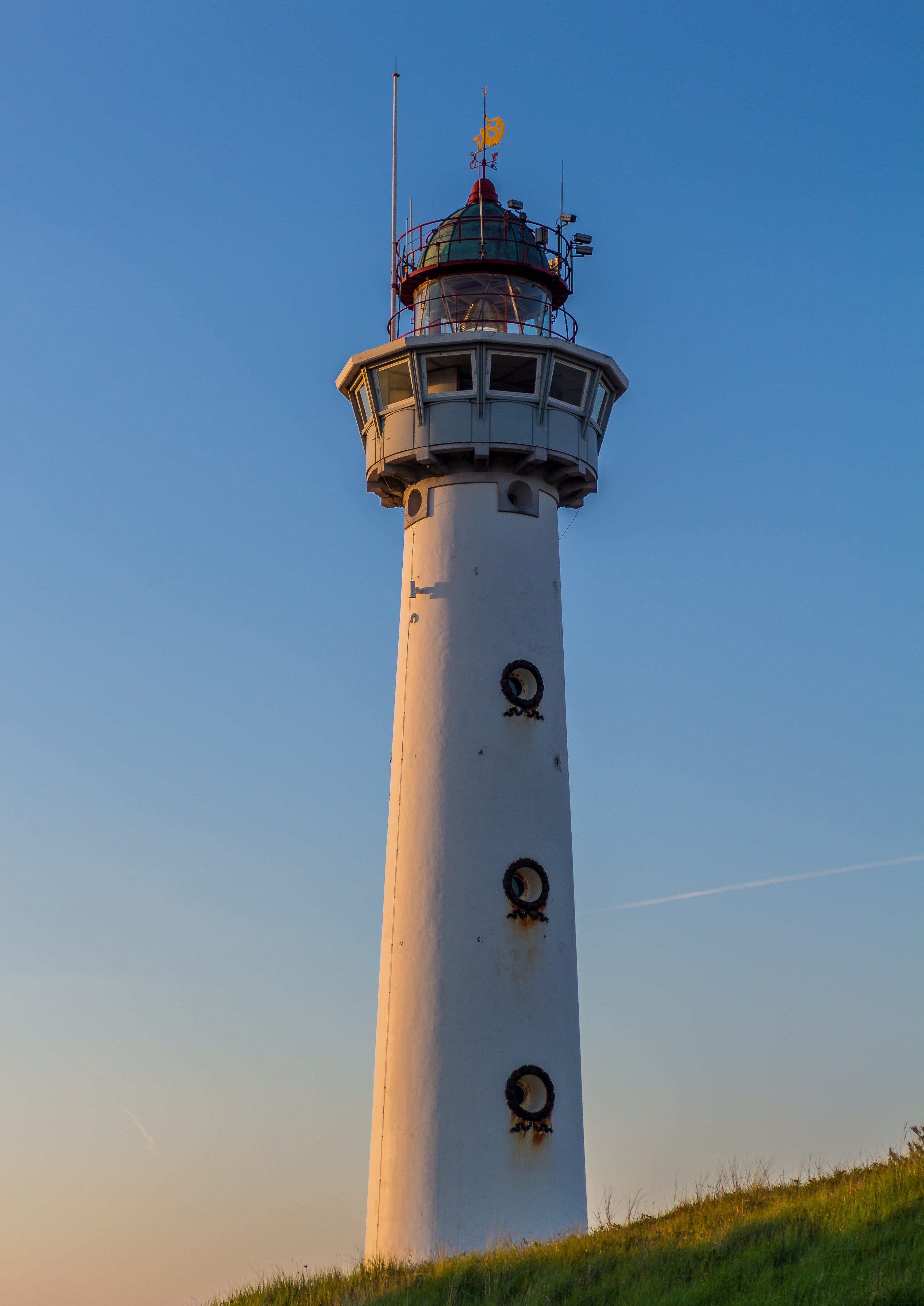 tower, security, new lighthouse, waterway, building exterior, water, coast, tall - high, protection, landscape, clear sky, daymark, land, places of interest, Phone HD Wallpaper