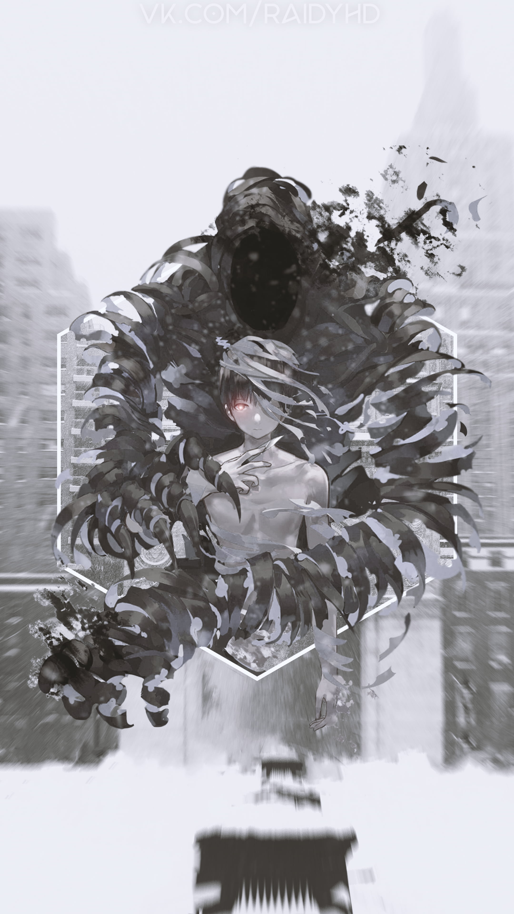 picture-in-picture, anime, 4K, anime boys, Ajin, Phone HD Wallpaper