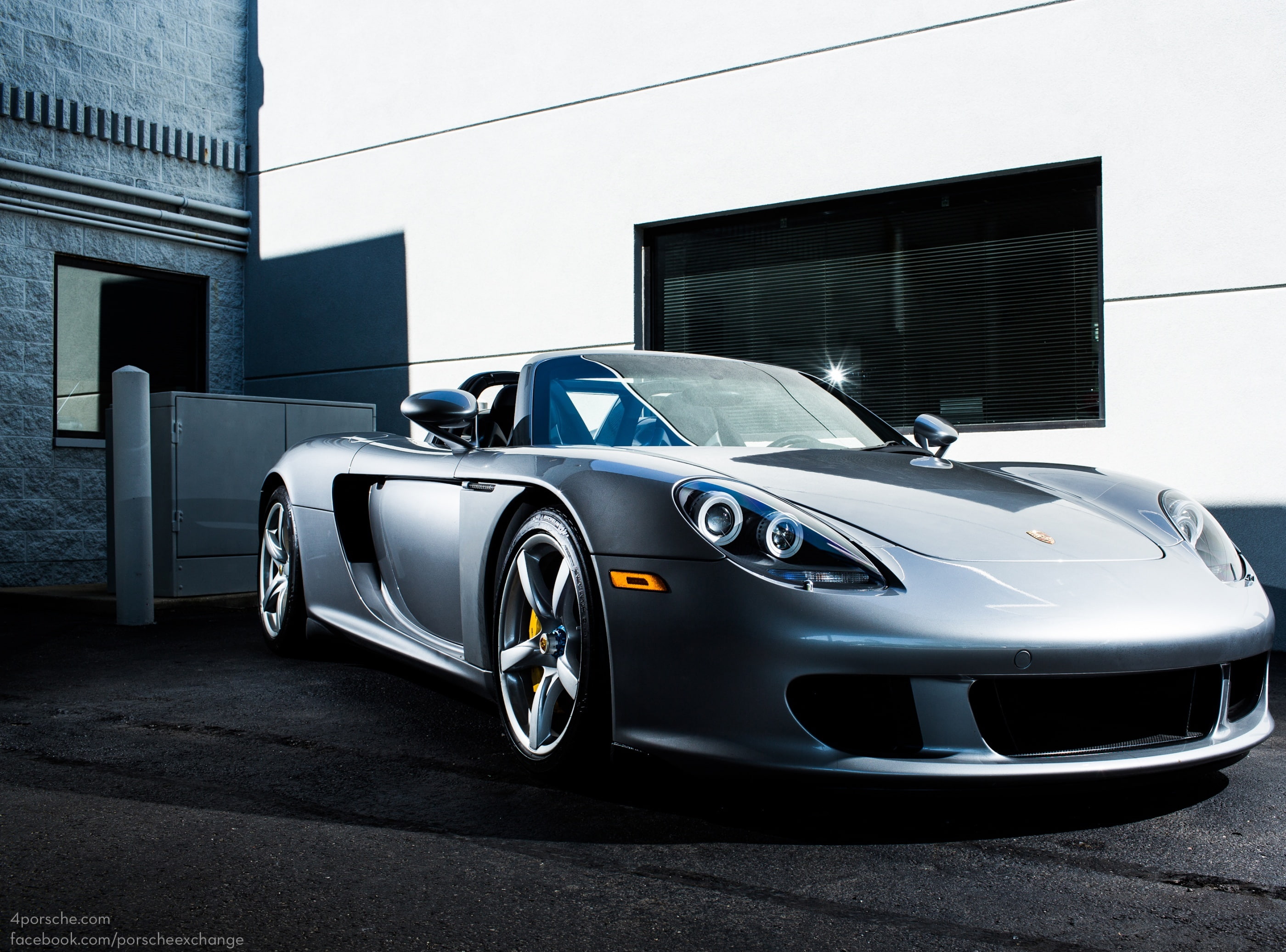 car, rare, land vehicle, illinois, built structure, porsche carrera gt, transportation, Cabriolet, chrome, garage, Roadster, sportscar, porsche exchange, HD Wallpaper