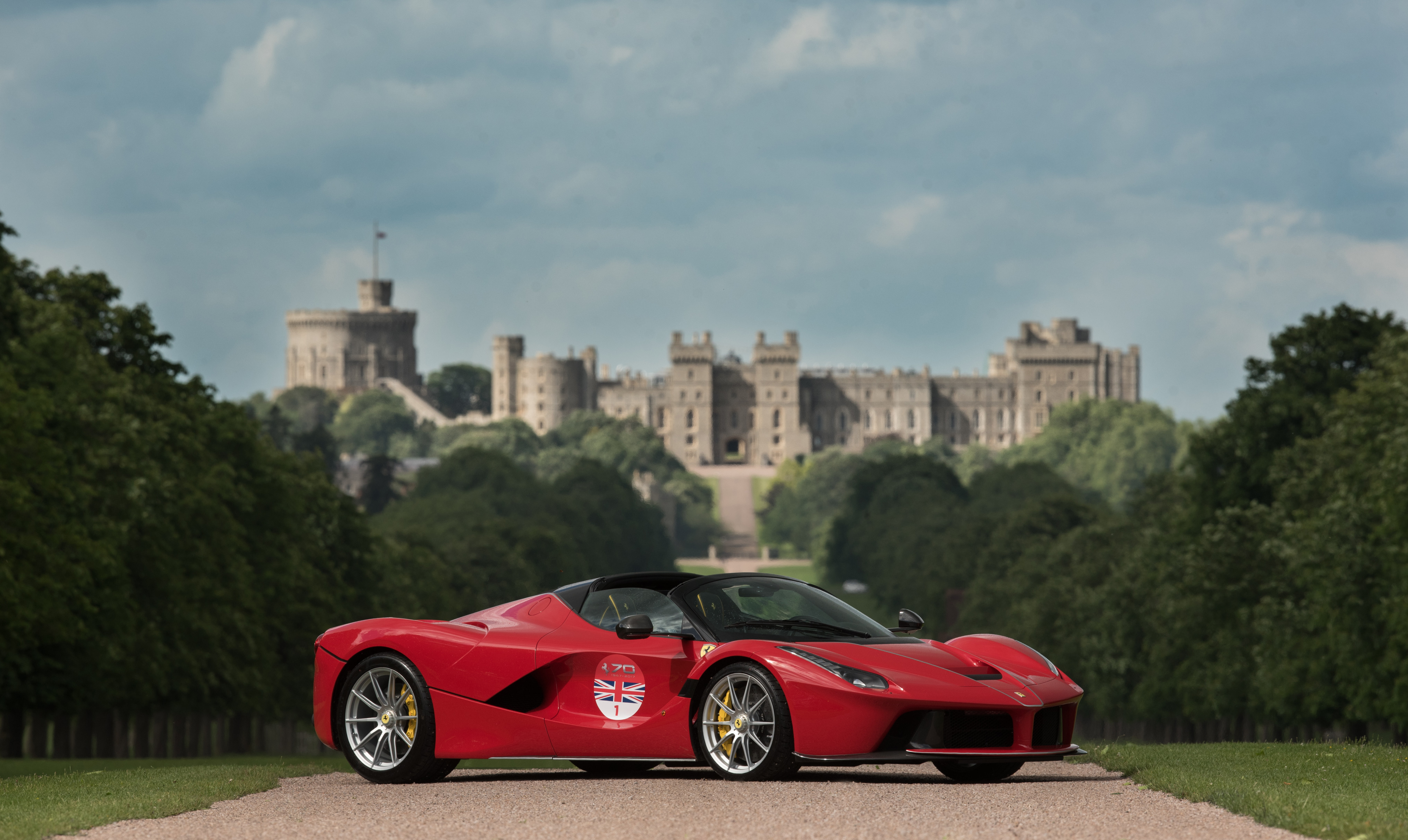 dealer, 5K, with, ferrari, mark, 70th, tour, anniversary, HD Wallpaper