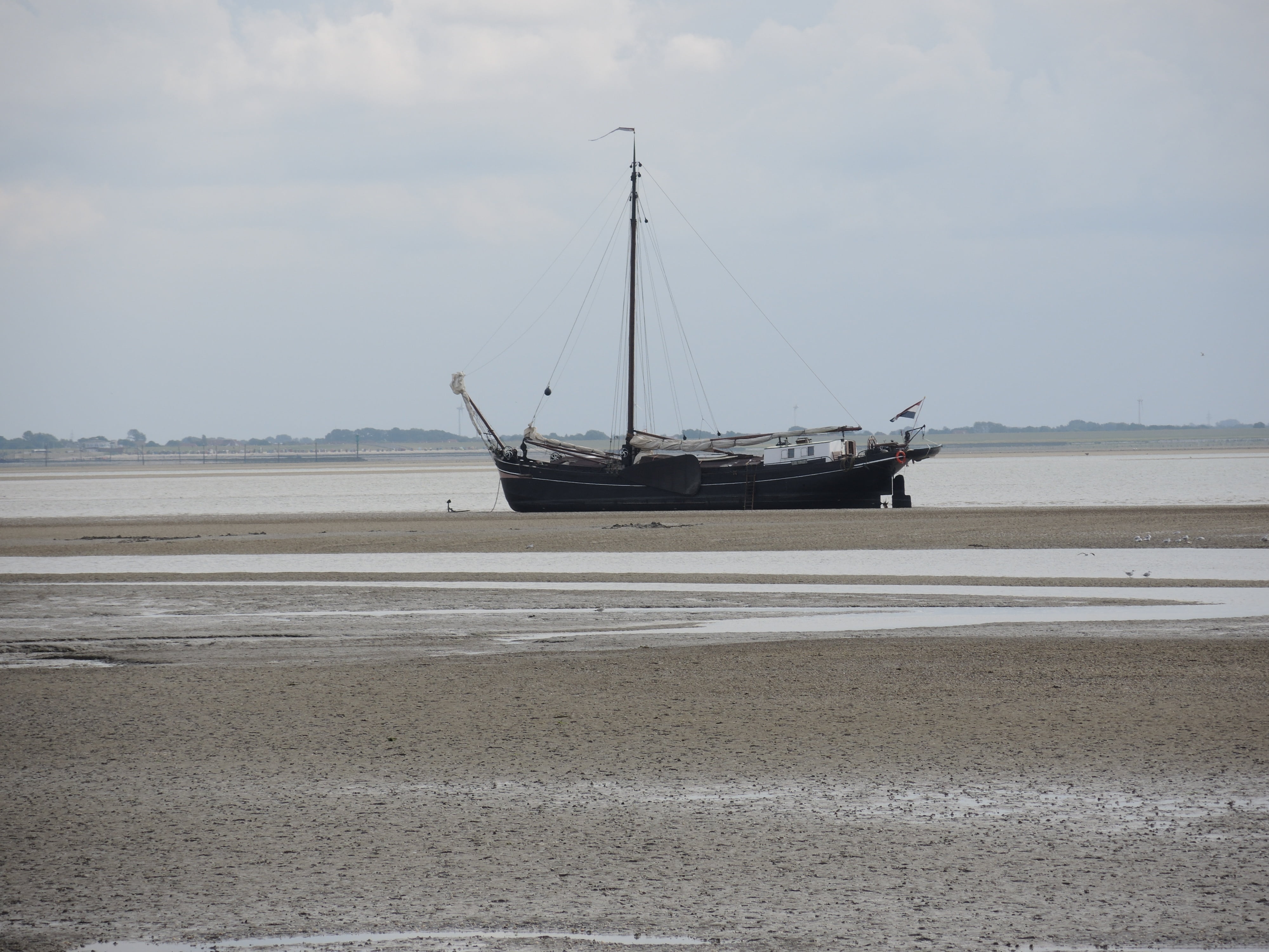 baltrum, sand, pril, national park, nautical vessel, anchored, sea, sky, beauty in nature, transportation, wadden sea, watts, sailboat, beach, mode of transportation, HD Wallpaper