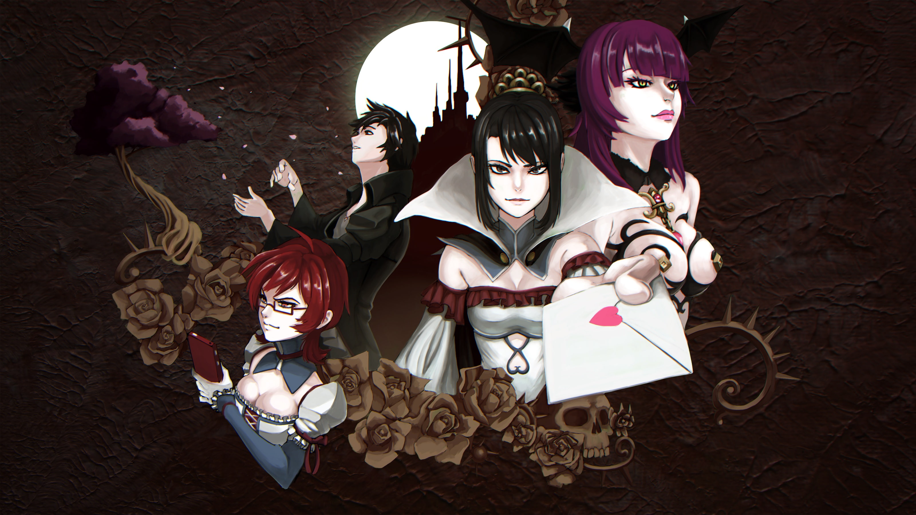 yandere-chan, yanvania, info-chan, yanderesim, fantasy, yanderesimulator, senpai, mythical, 2K, HD Wallpaper
