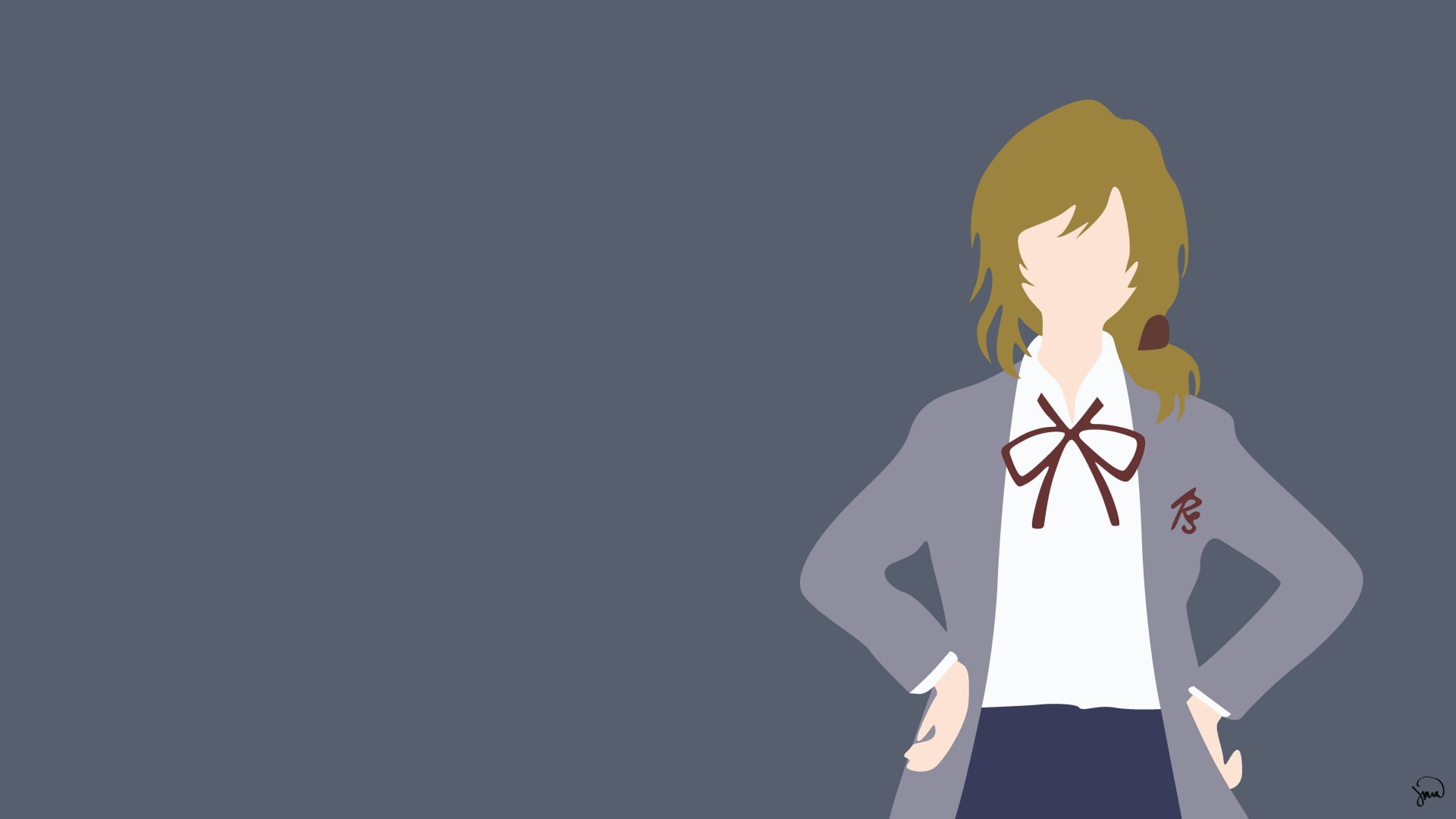 Yuzuki Seo, 1080P, Monthly Girls Nozaki-kun, Anime, HD Wallpaper