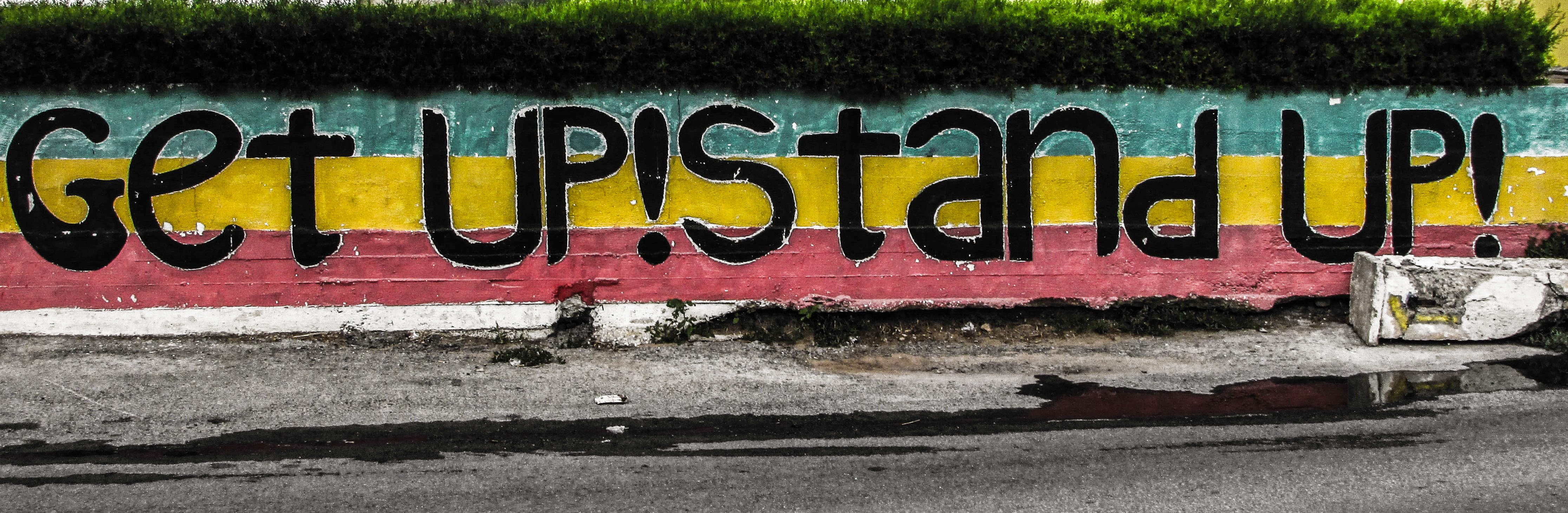 capital letter, motivation, yellow, metal, urban, text, Graffiti, no people, water, western script, Street, day, Message, road, wall, optimism, wall - building feature, HD Wallpaper