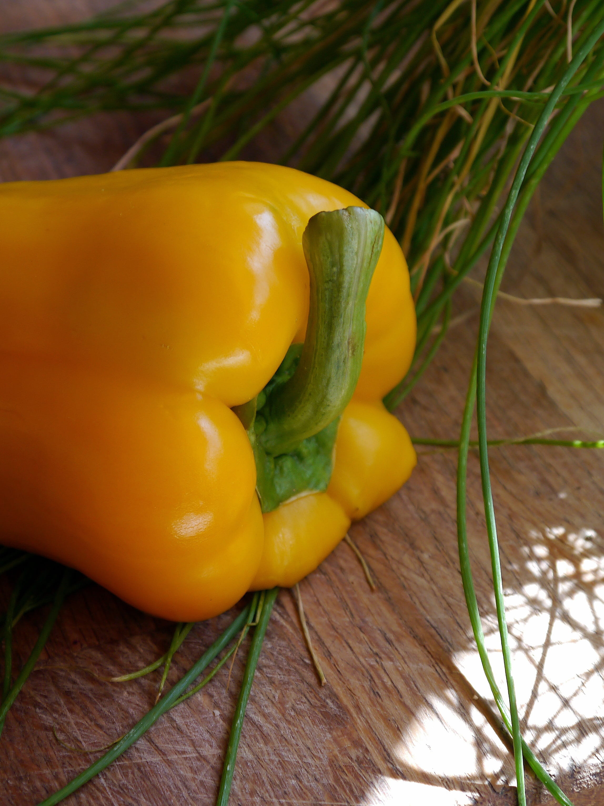 salad, dish, gourmet, yellow bell pepper, ingredient, cuisine, wellbeing, wood - material, natural, freshness, high angle view, fresh, plant, chef, market, Phone HD Wallpaper