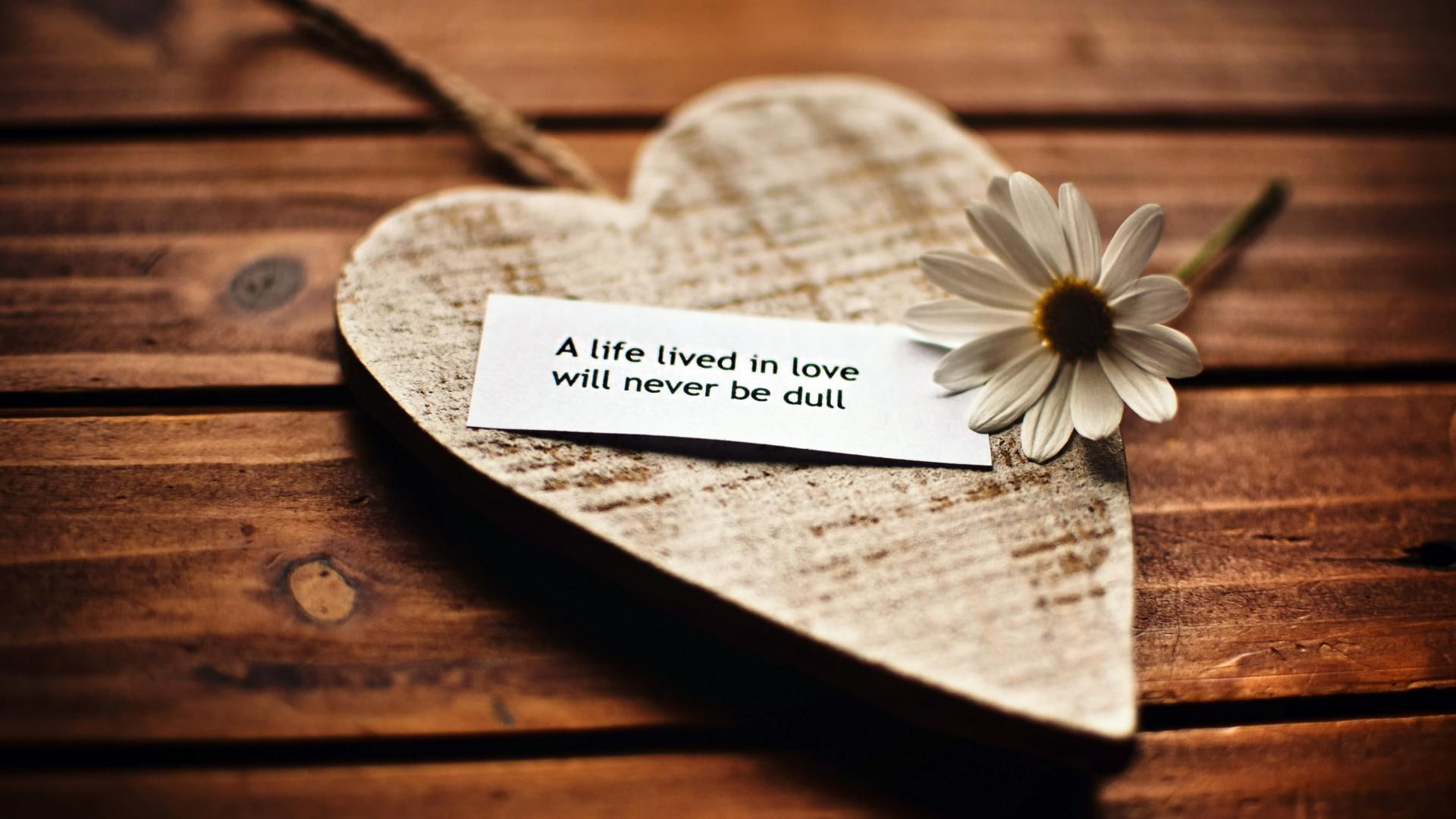 love, 1080P, brown, accessory, advice, wooden, heart, photography, 1920x1080, shaped, wise, HD Wallpaper