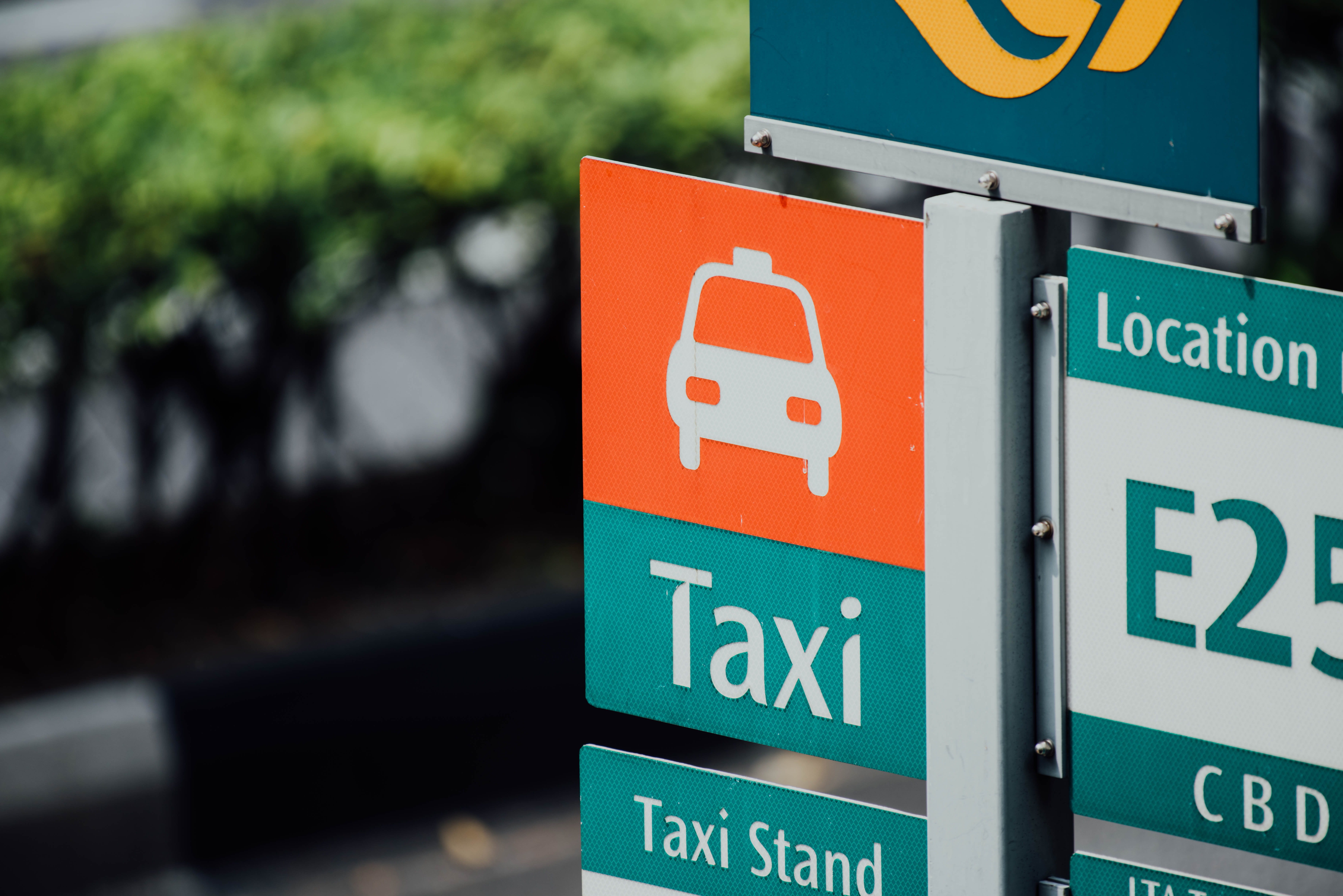 sign, urban, day, logo, road sign, transportation, typography, green color, ampersand, design, text, word, safety, close-up, blue, street, outdoors, close up, HD Wallpaper