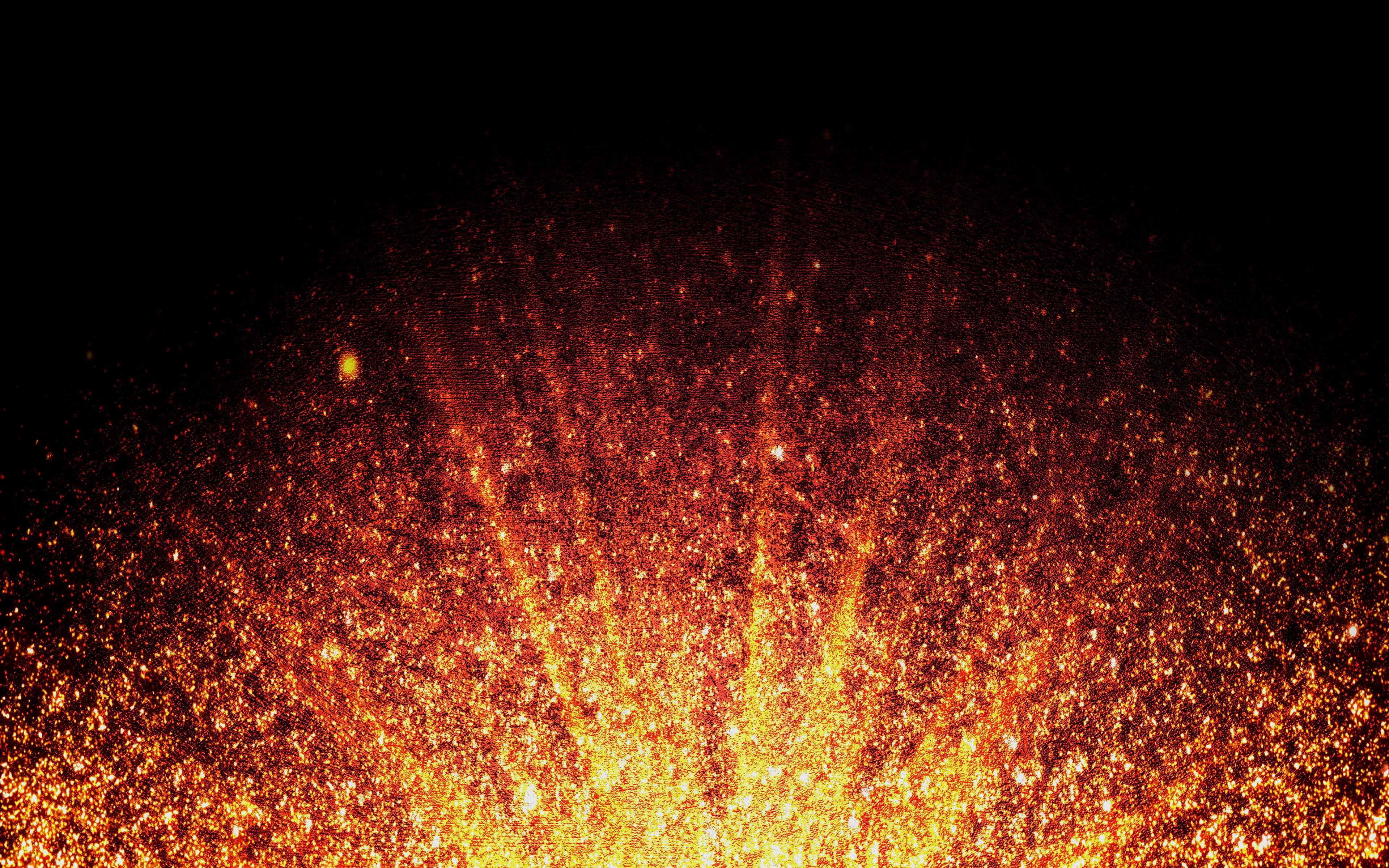star - space, orange color, glowing, heat, pattern, space, illuminated, 4K, fire, nature, motion, flame, boom, particle, red, black background, no people, HD Wallpaper