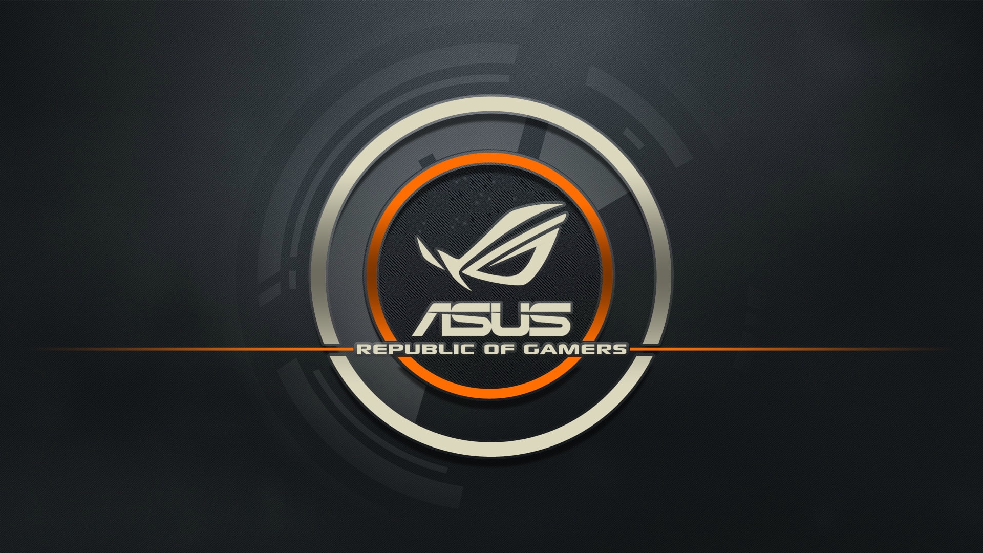 1080P, republic of gamers, computer, logo, asus, HD Wallpaper