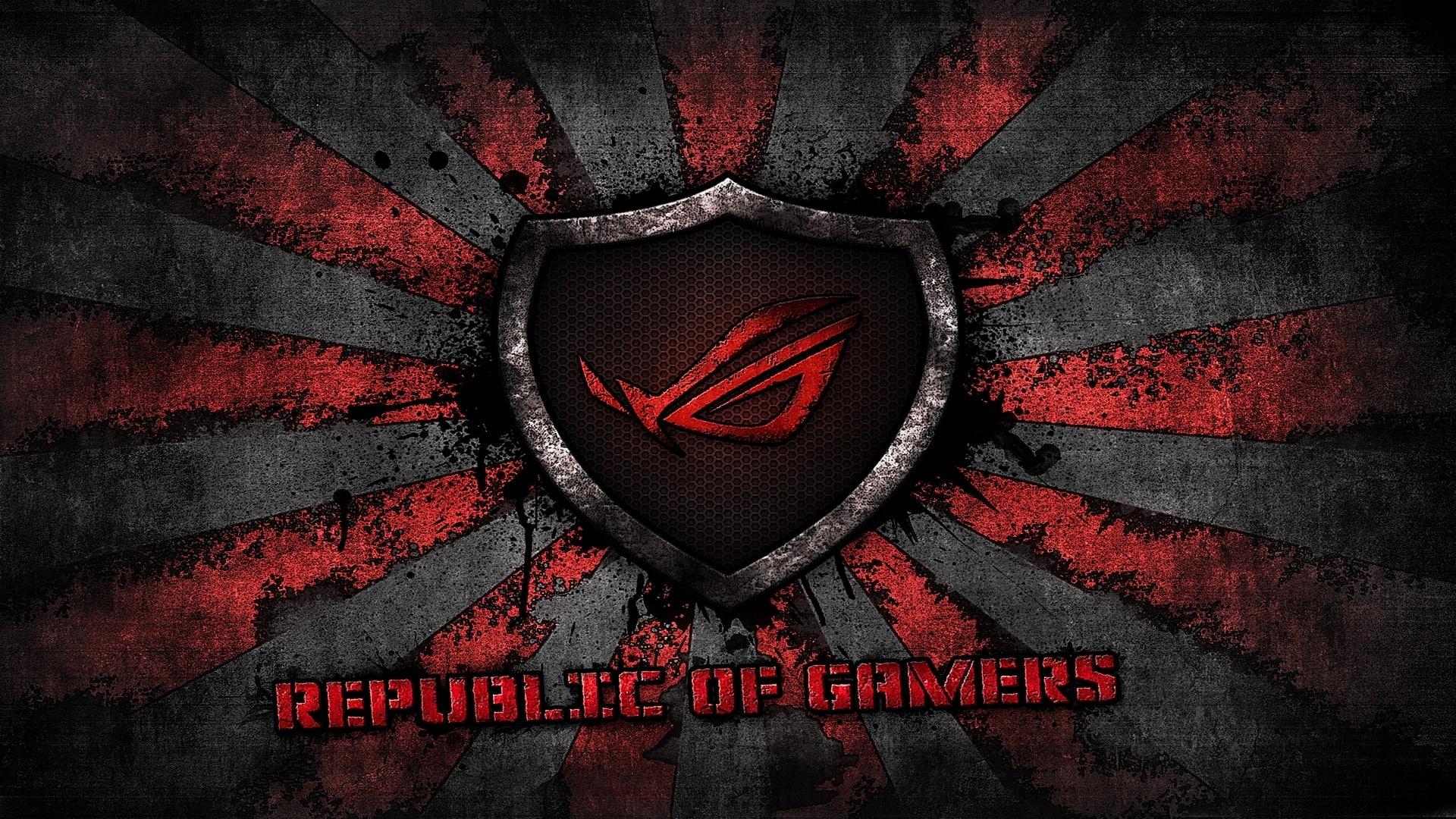 gamer, asus, rog, republic, logo, computer, gamers, 1080P, HD Wallpaper