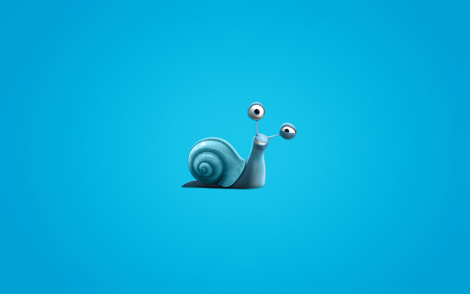 technology, digital composite, copy space, close-up, illustration, blue background, indoors, humor, creativity, snail, no People, silver colored, metal, HD Wallpaper