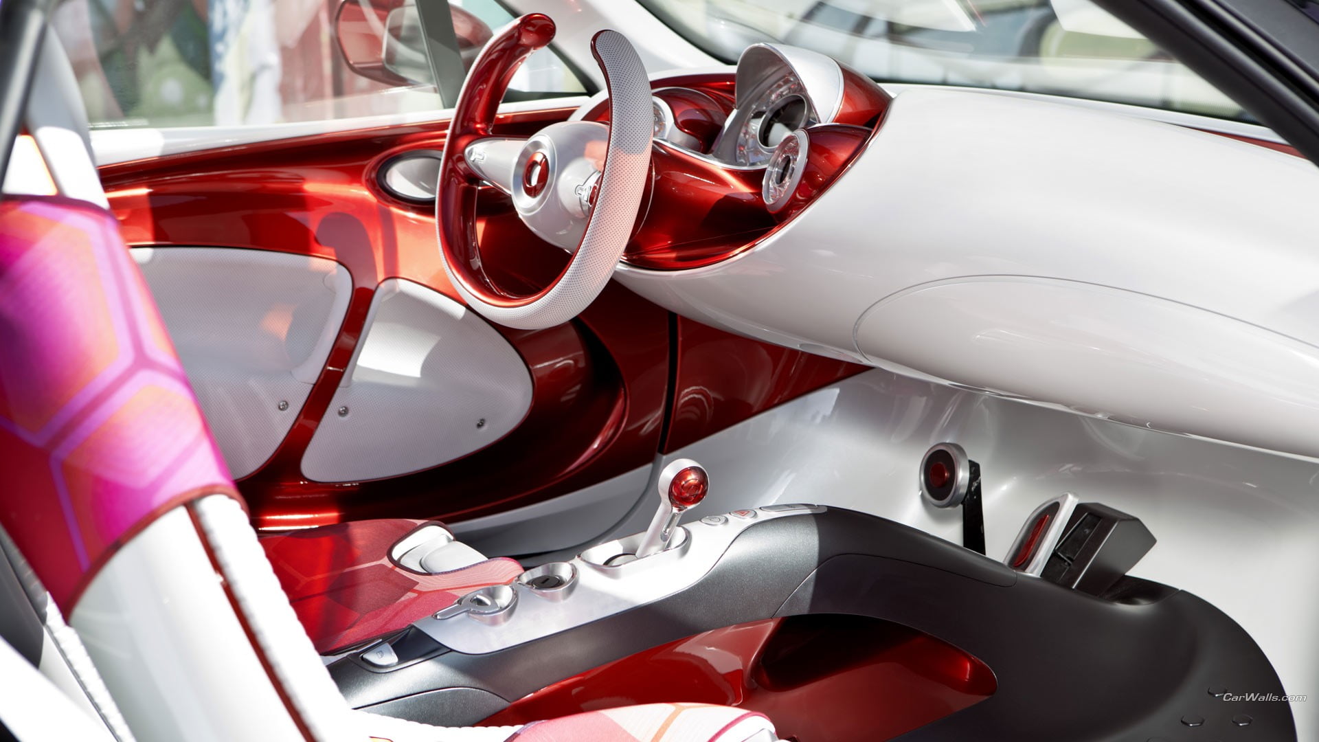 convertible, consumerism, mode of transportation, land vehicle, Smart Forstar, car, shiny, motor, wealth, luxury, outdoors, 1080P, steering wheel, red, HD Wallpaper