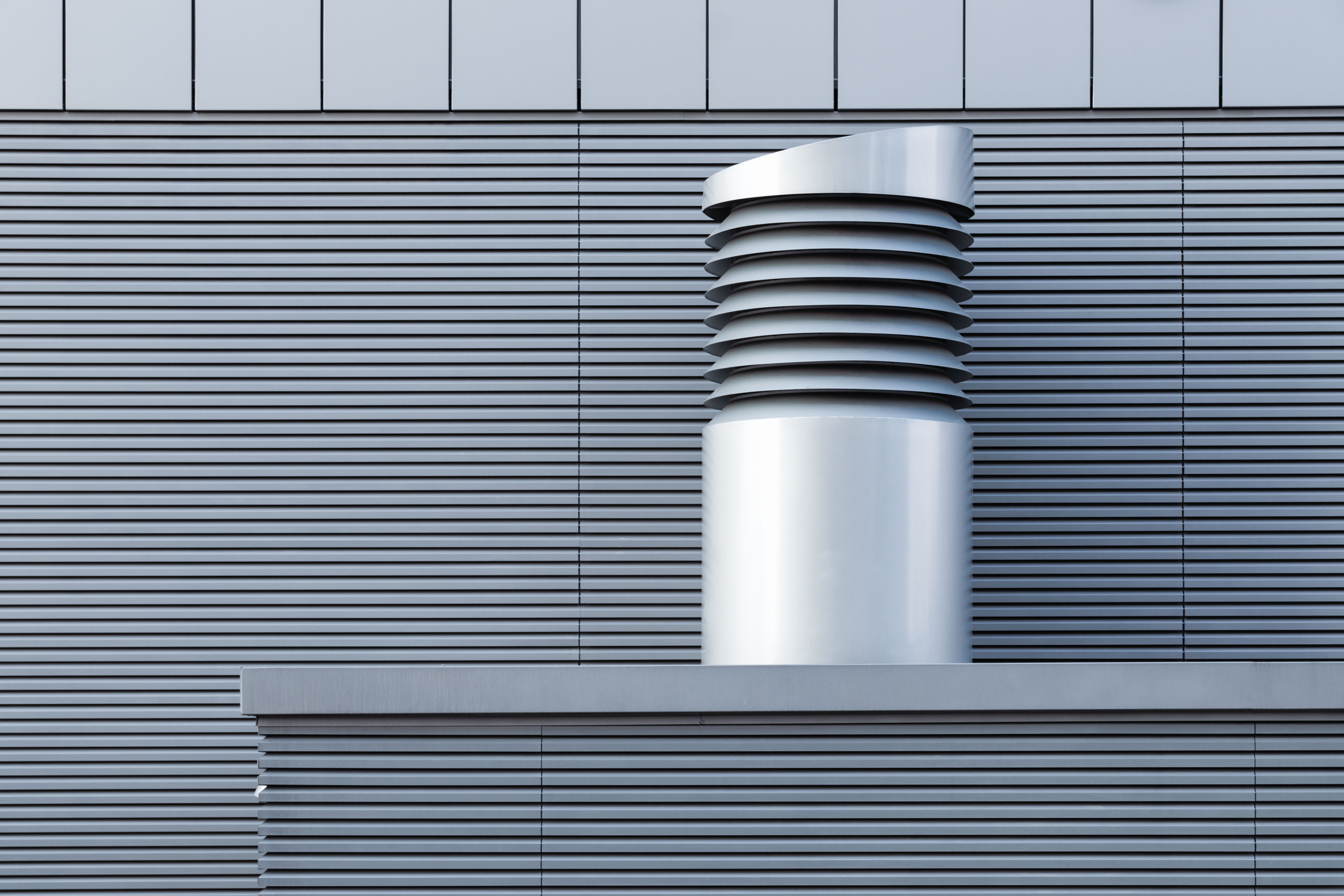 duct, building, metal, no People, 5K, construction Industry, chrome, structure, steel, architecture, minimal, backgrounds, horizontal, built Structure, HD Wallpaper