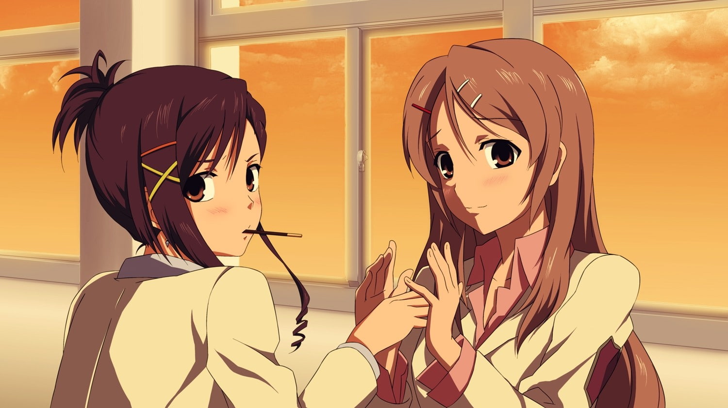 Kanade Sakurai, anime girls, Yukino Sakurai, anime, Candy Boy, 720P, HD Wallpaper