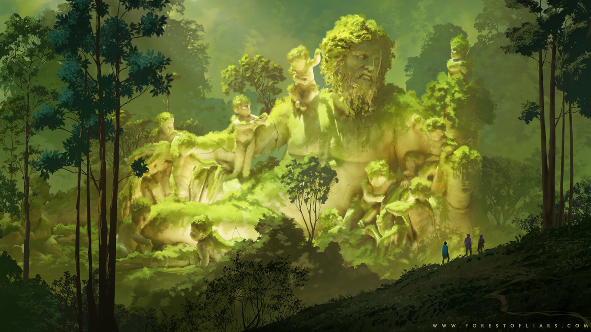 1080P, Sylvain Sarrailh, Forest of Liars, HD Wallpaper