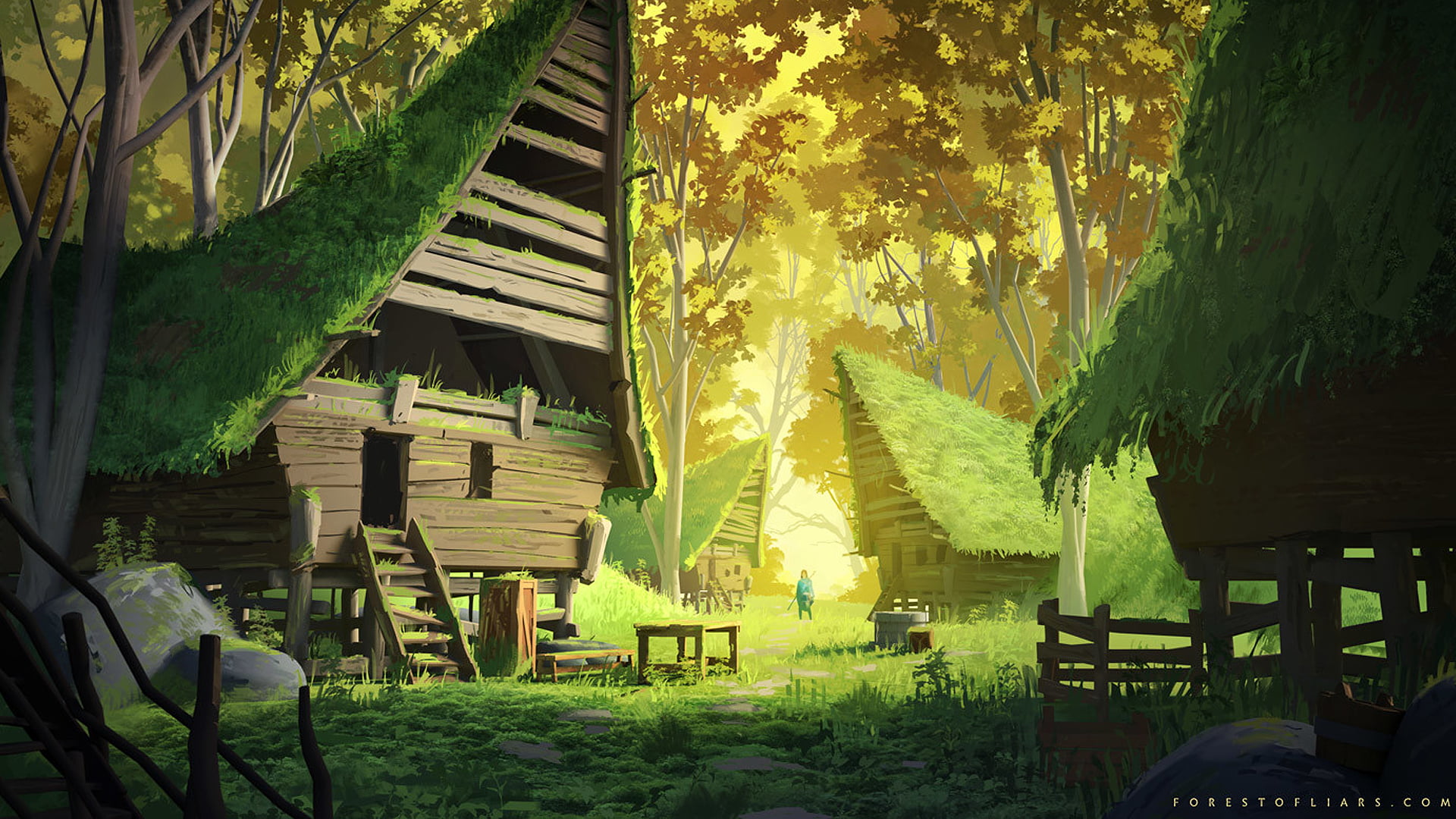 Forest of Liars, 1080P, Sylvain Sarrailh, HD Wallpaper