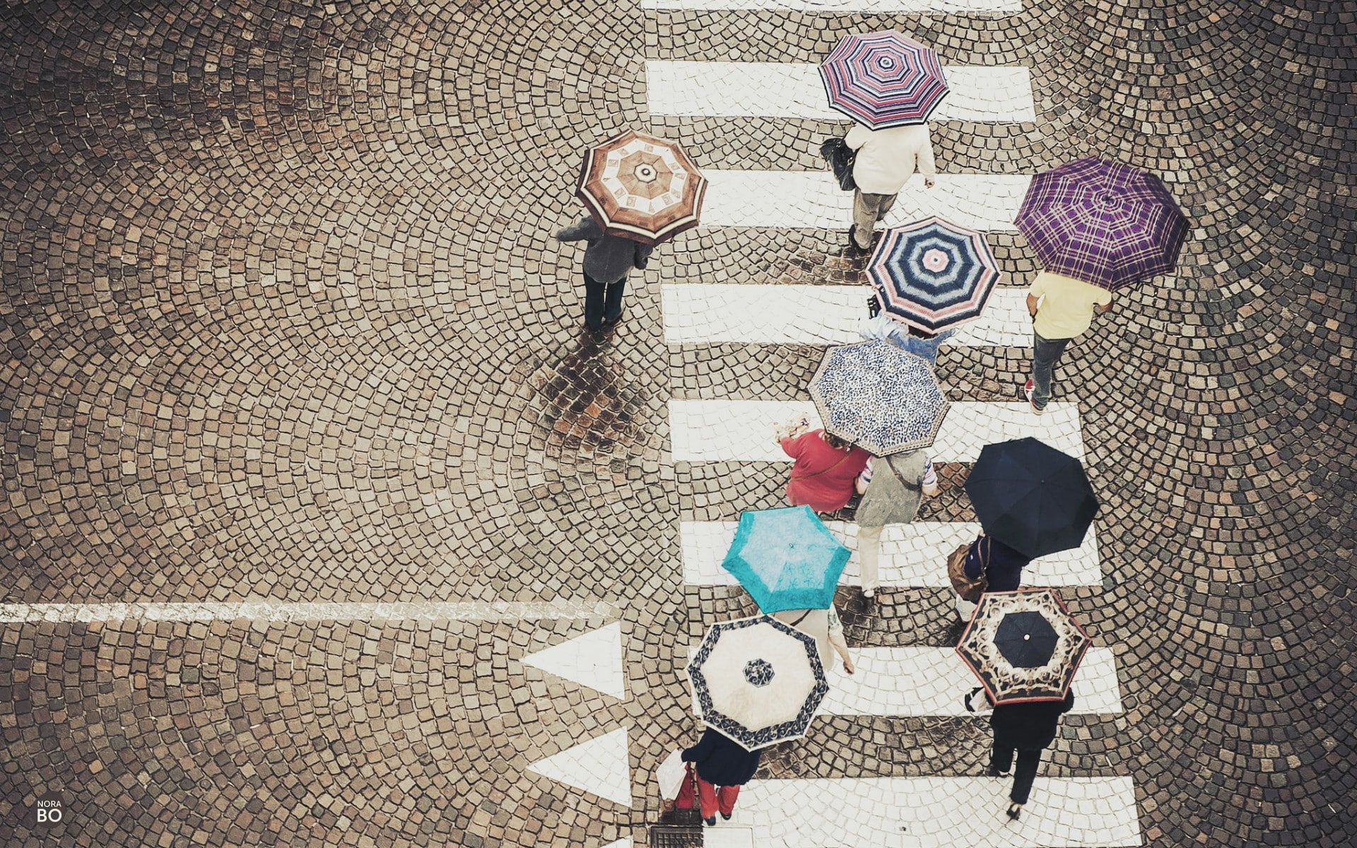 real people, group of people, people, men, paving stone, flooring, standing, directly above, lifestyles, footpath, high angle view, low section, umbrella, HD Wallpaper