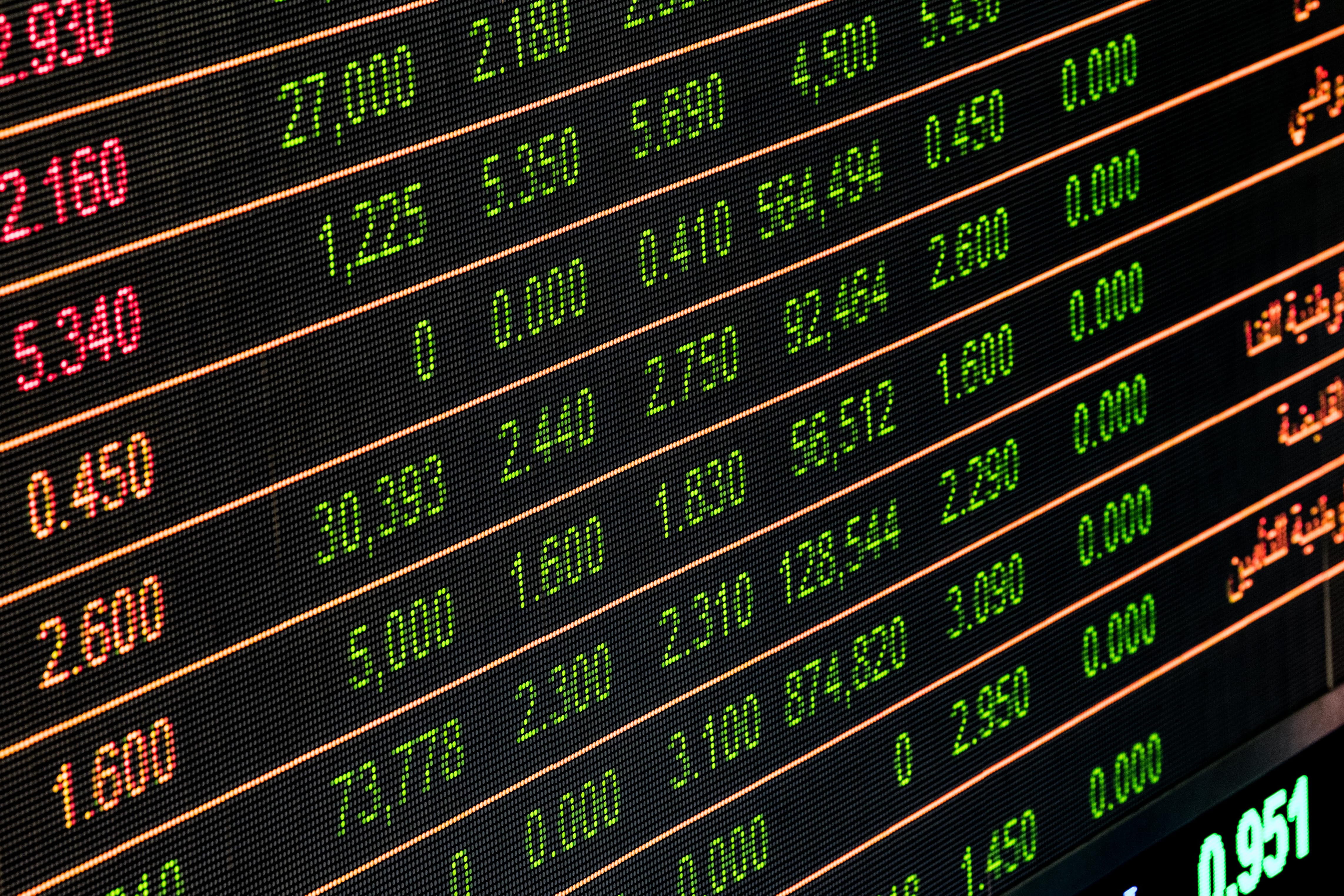 green color, number, electrical equipment, technology, corporate business, banking, trading, finance, investment, data, 4K, no people, financial, success, HD Wallpaper