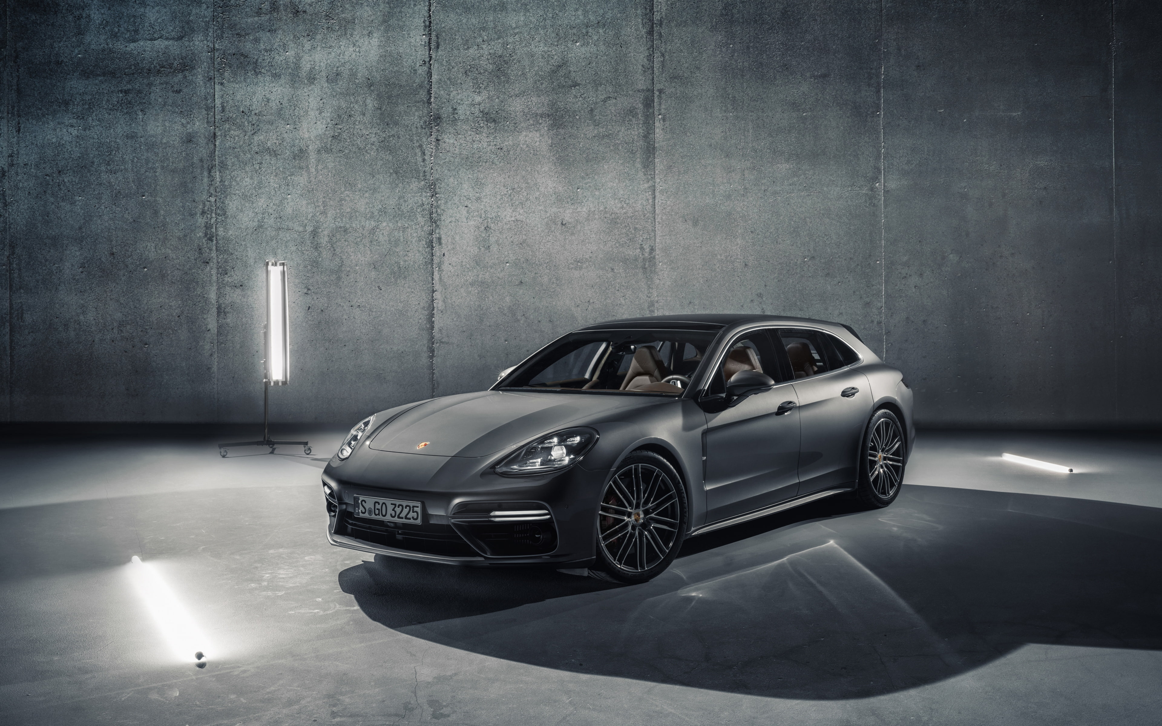 day, parking garage, concrete, parking lot, car, sports car, 4K, Turismo, 2017, black color, gray, motor vehicle, k, architecture, mode of transportation, HD Wallpaper