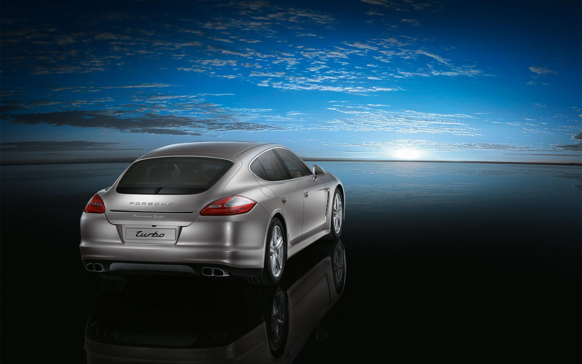 1080P, gray, sedan, turbo, cars, panamera, porsche, HD Wallpaper