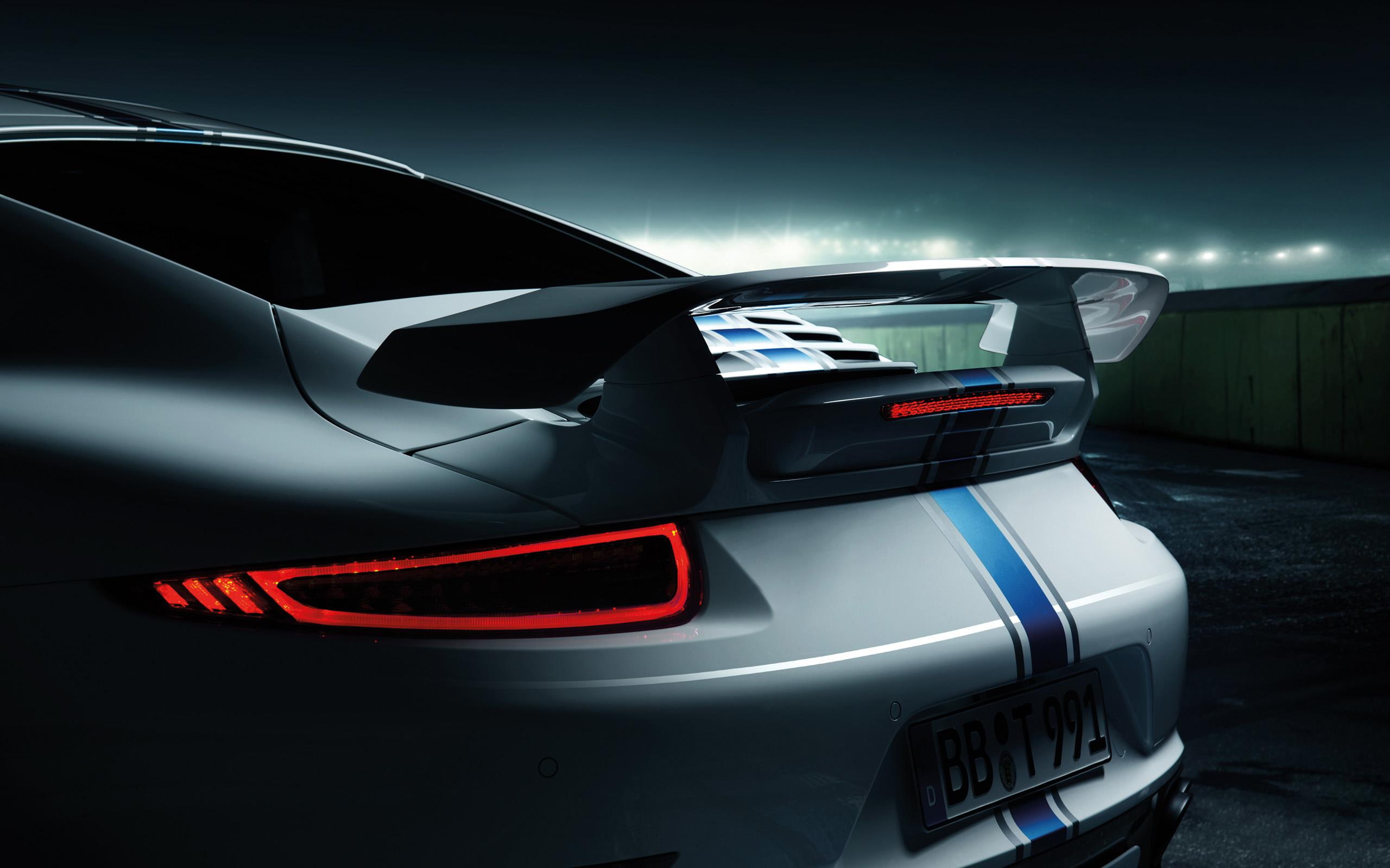 turbo, 2K, techart, spoiler, porsche, cars, 2014, car, grey, HD Wallpaper