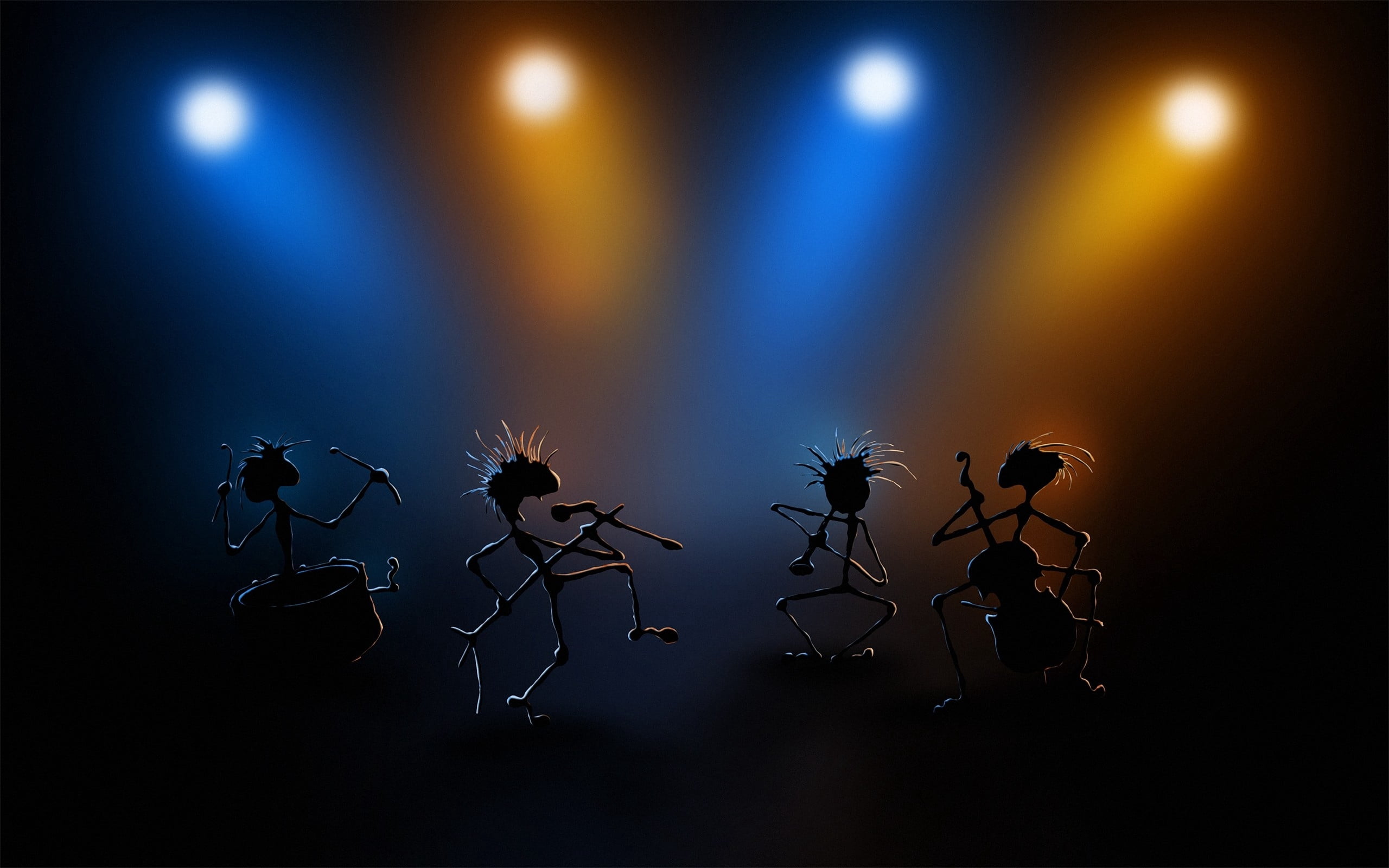 nightlife, singing, men, spotlight, dark, back Lit, entertainment, microphone, lighting Equipment, rock music, nightclub, group Of People, illuminated, HD Wallpaper