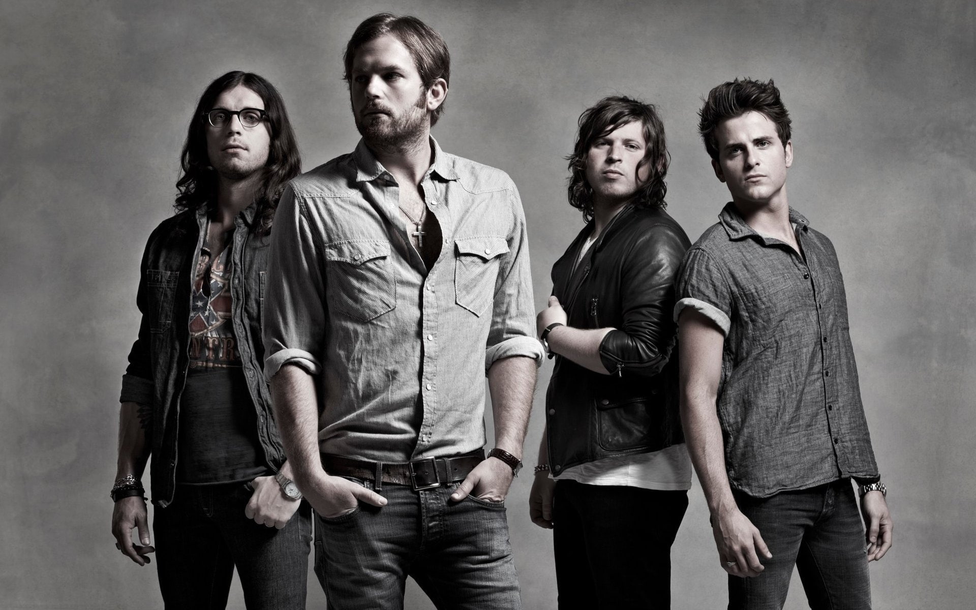 1080P, rock band, kings, background, men, members, desktop, leon, HD Wallpaper