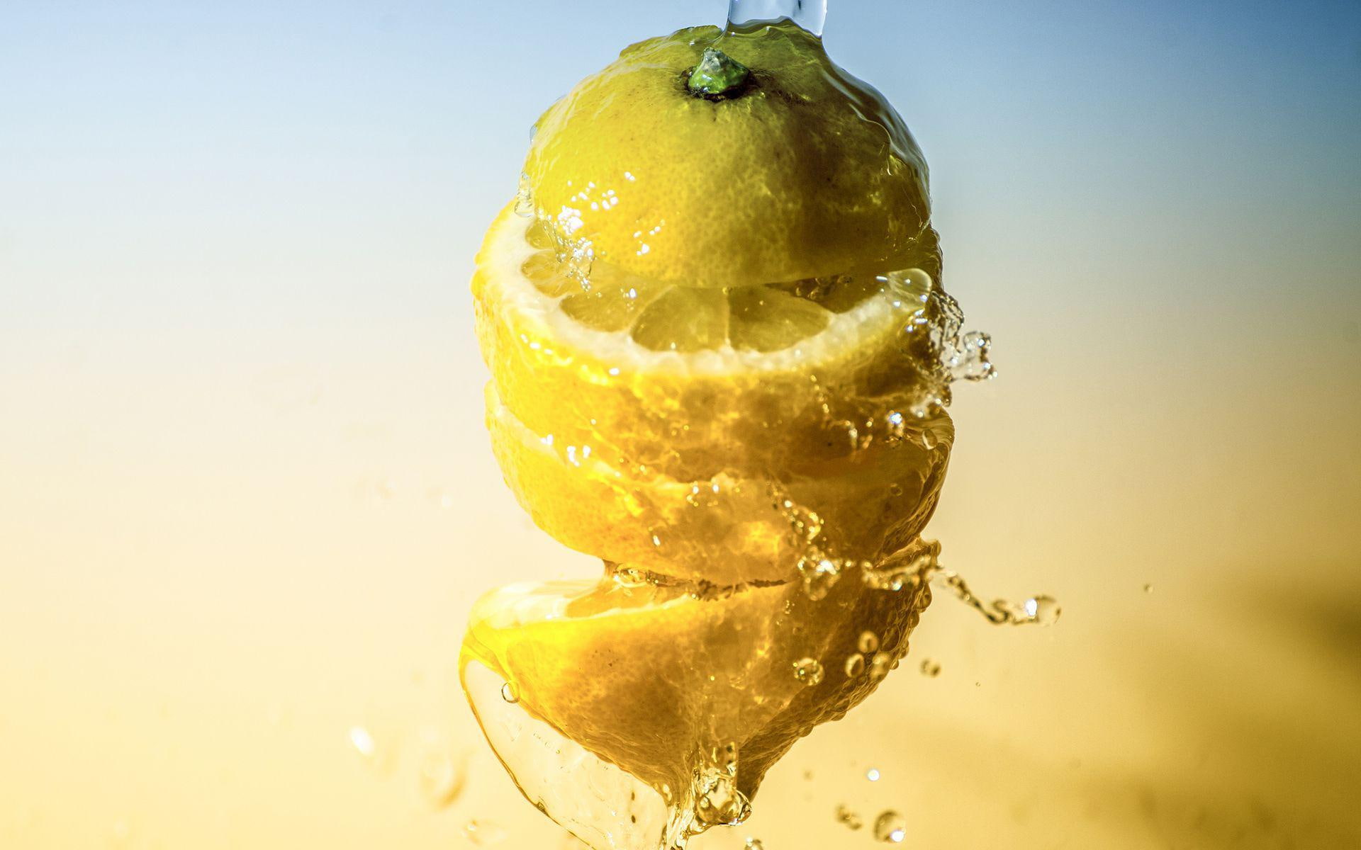 1080P, lemon, photography, 1920x1200, fruit, sliced, HD Wallpaper