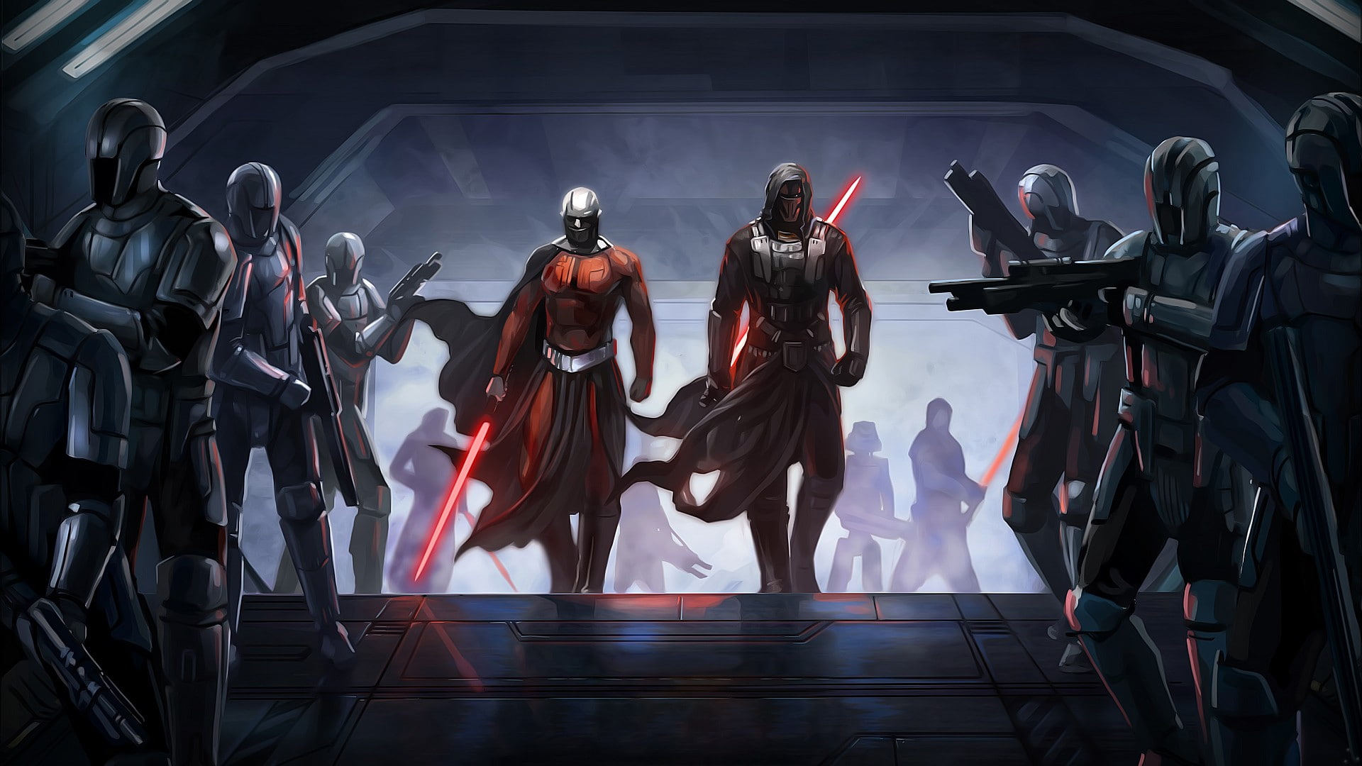 wars, republic, old, knights, star, x, stars, 1080P, Star Wars, space, art, hd, artwork, HD Wallpaper