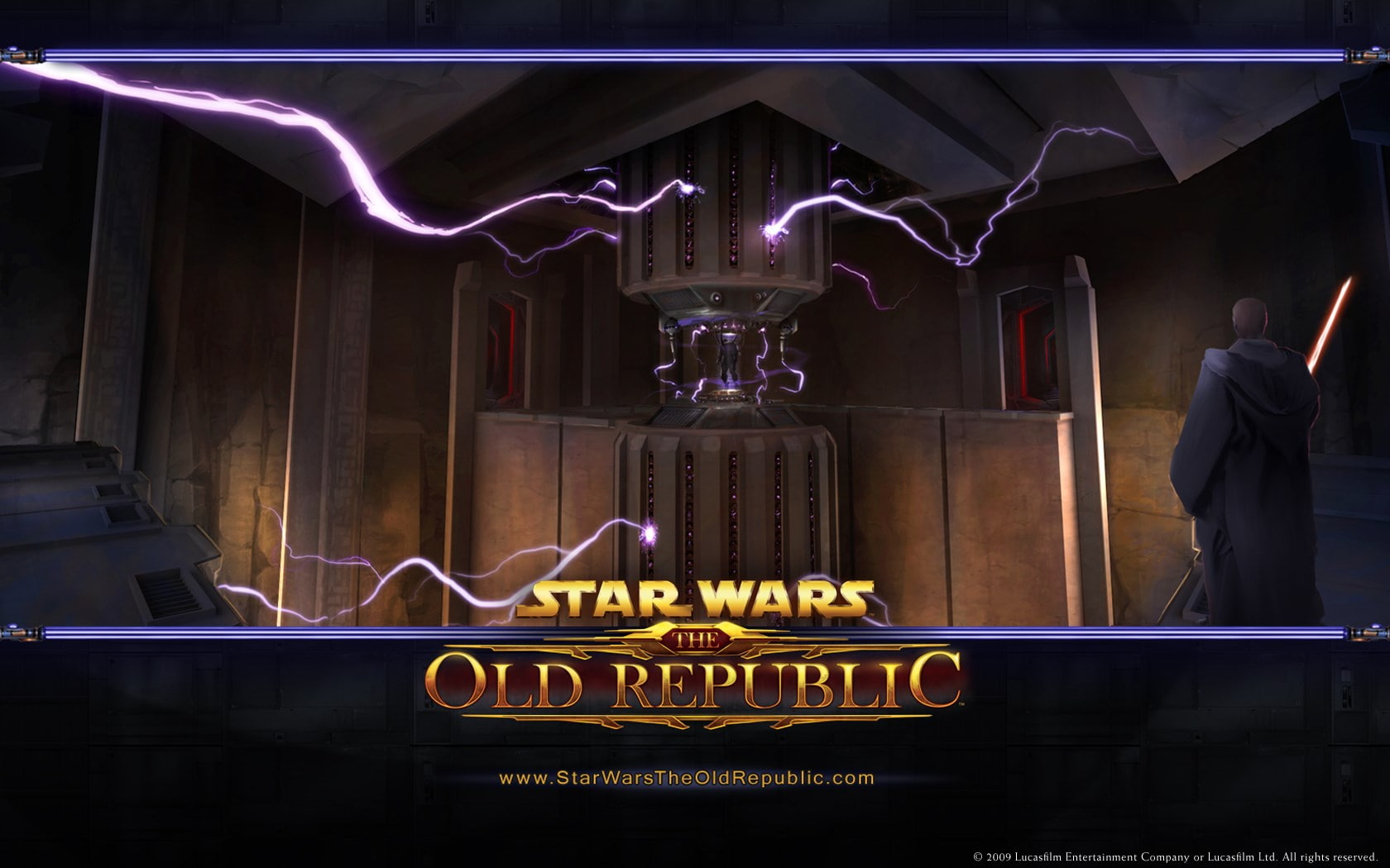 glowing, Star Wars: Knights of the Old Republic, neon, standing, real people, architecture, men, 720P, people, night, two people, text, lighting equipment, HD Wallpaper