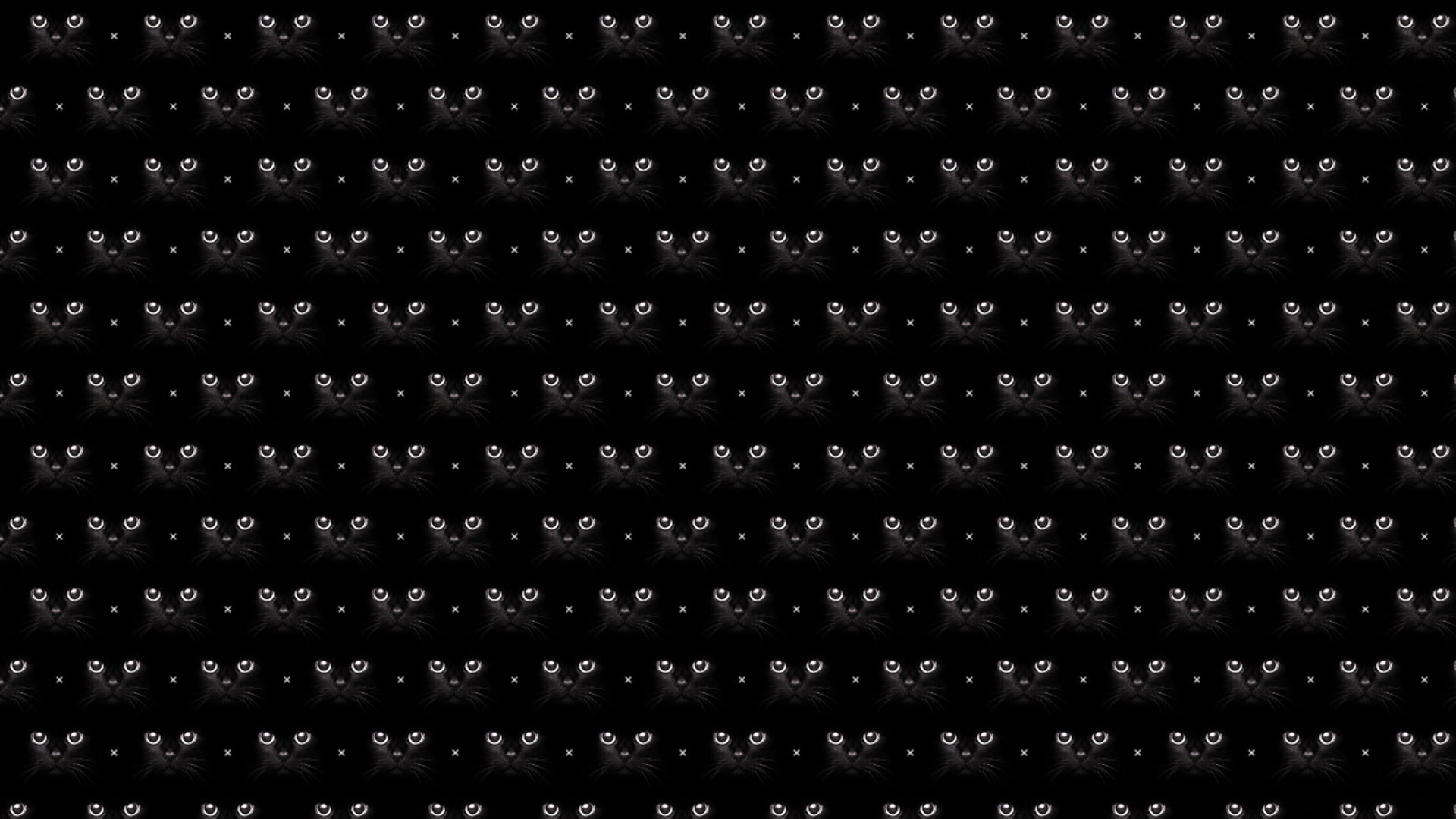 cat, backgrounds, black color, close-up, metal, untitled, 1080P, in a row, repetition, abstract, full frame, no people, design, shape, iron - metal, steel, HD Wallpaper