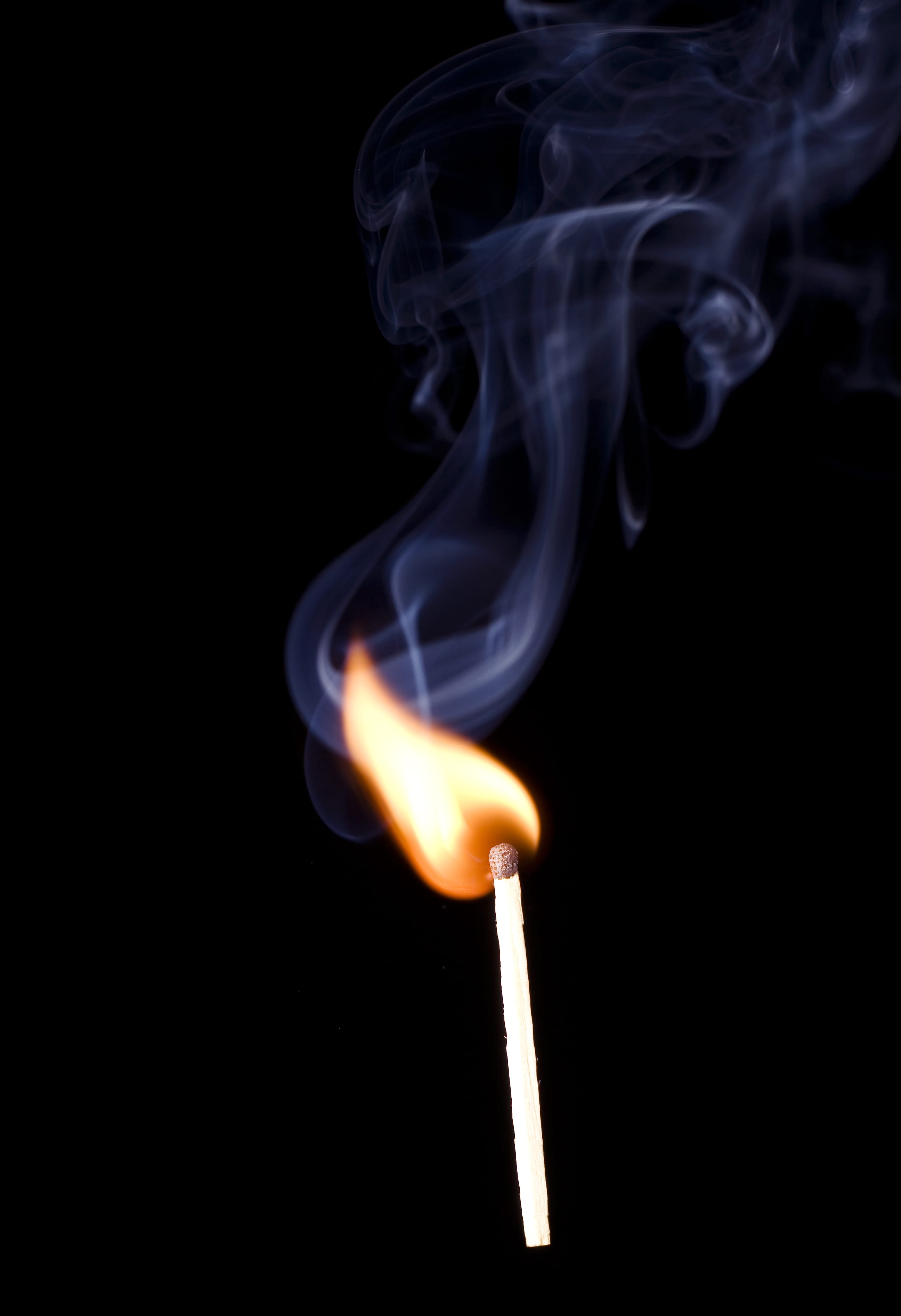 fire - natural phenomenon, burn, copy space, heat - temperature, wooden, indoors, torch, black, match - lighting equipment, isolated, fire, burning, close-up, Phone HD Wallpaper