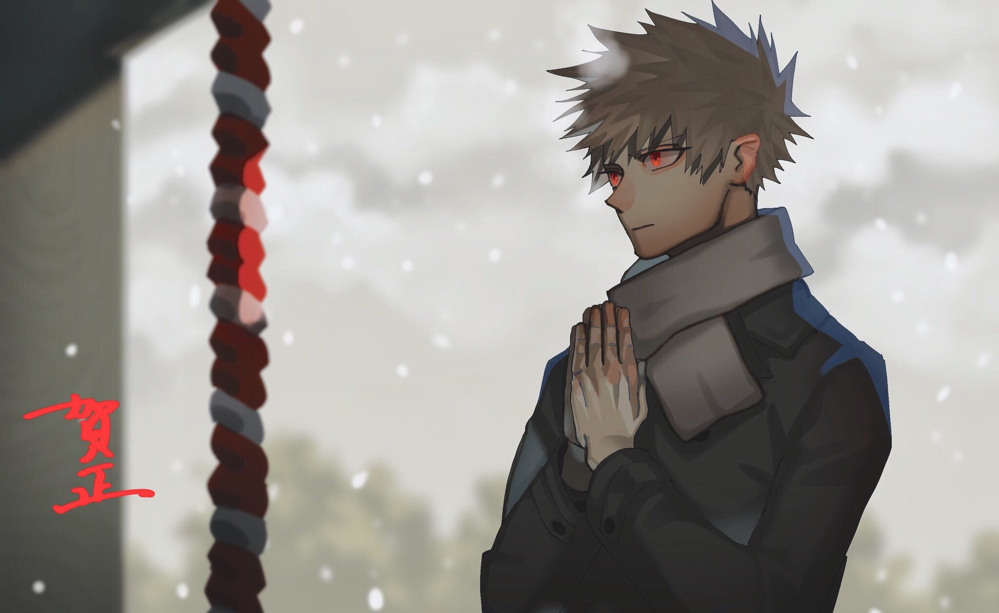 from, bakugou, katsuki, fanart, 1080P, pixiv, boku, academia, hero, HD Wallpaper