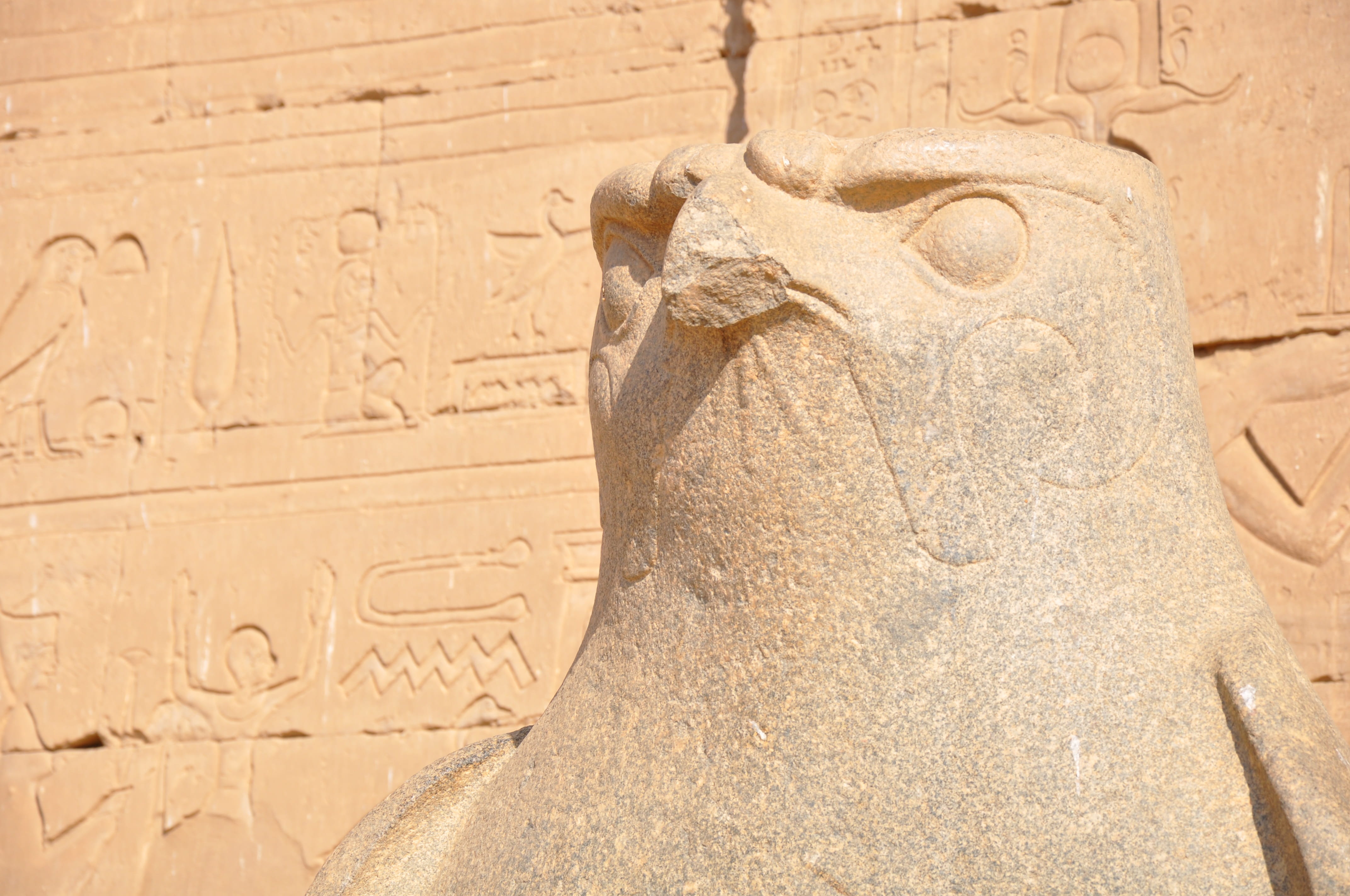 architecture, human representation, creativity, built structure, sun, sphinx, statue, carving - craft product, the past, pharaoh, travel, pierre, ancient, HD Wallpaper