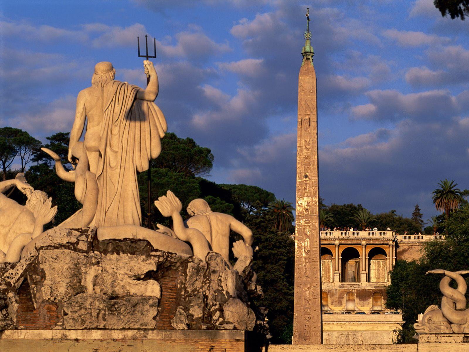 nature, travel destinations, del, craft, World, history, the past, trident, popolo, ruined, holding, ancient, representation, archaeology, art and craft, HD Wallpaper